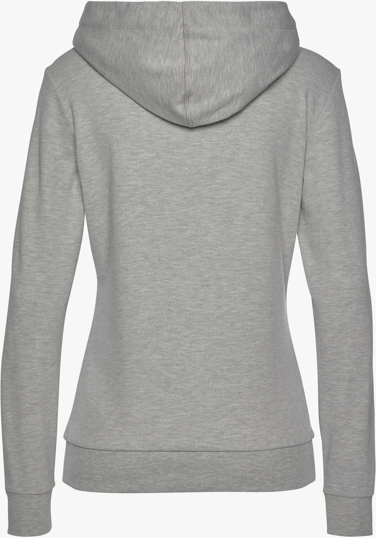 Sweatshirt à capuche - gris clair chiné