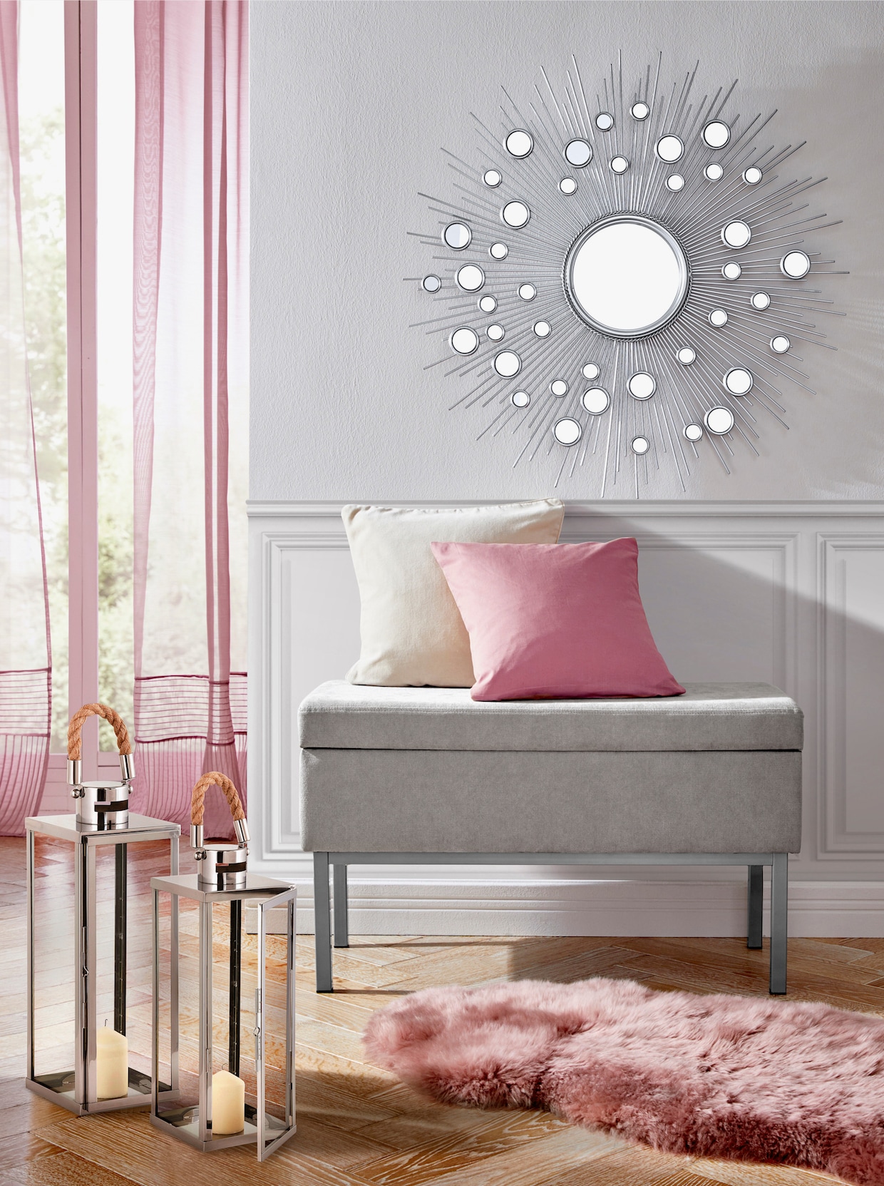 heine home Bank - grau