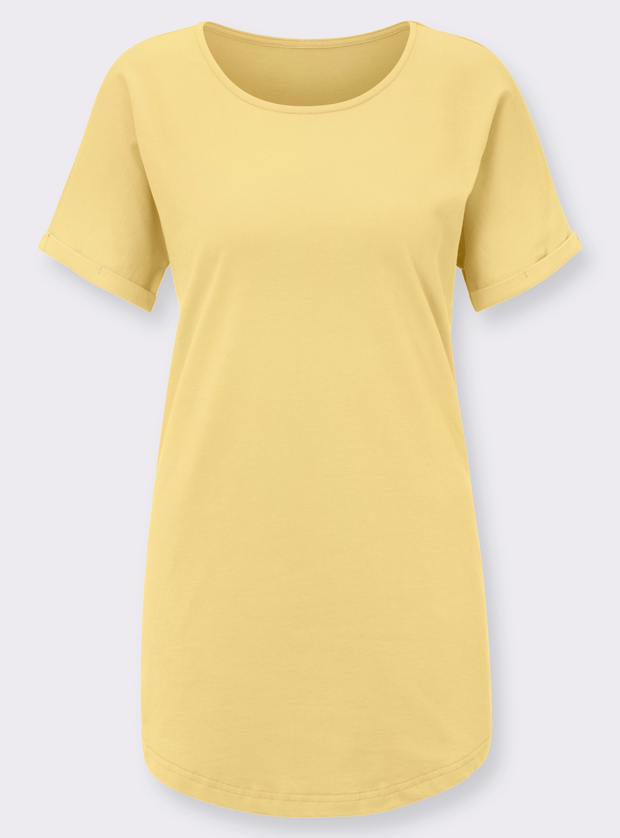 Dlouhé tričko - citronová