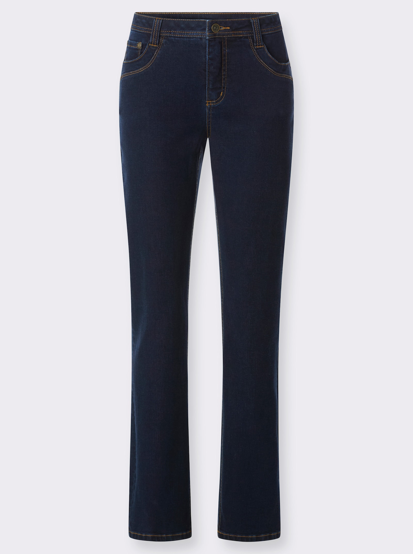 5-Pocket-Jeans in gerade Schnittführung - dark blue