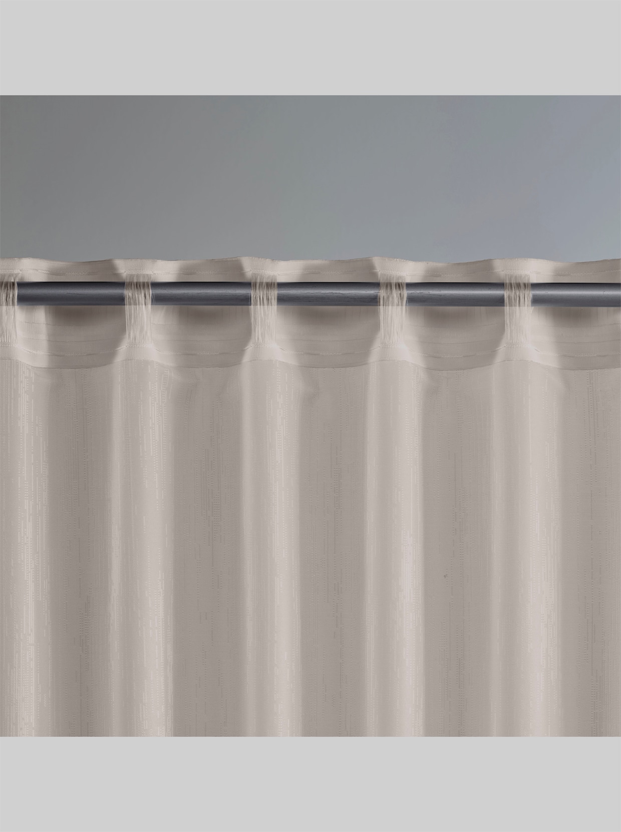 heine home Decoratieve vitrage - taupe
