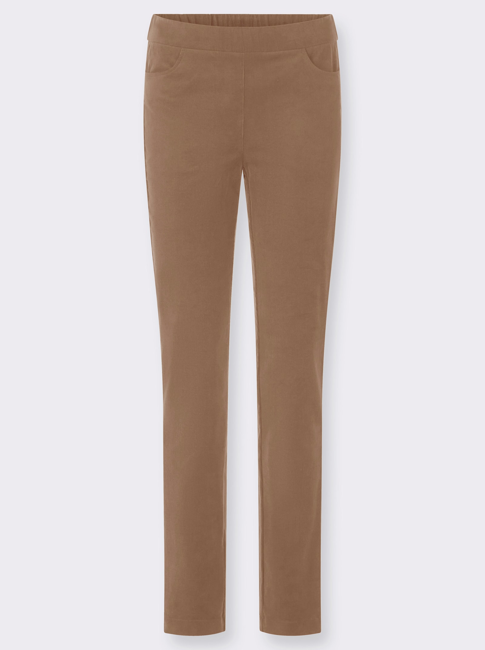 heine Cordhose mit Schlupfbund - braun
