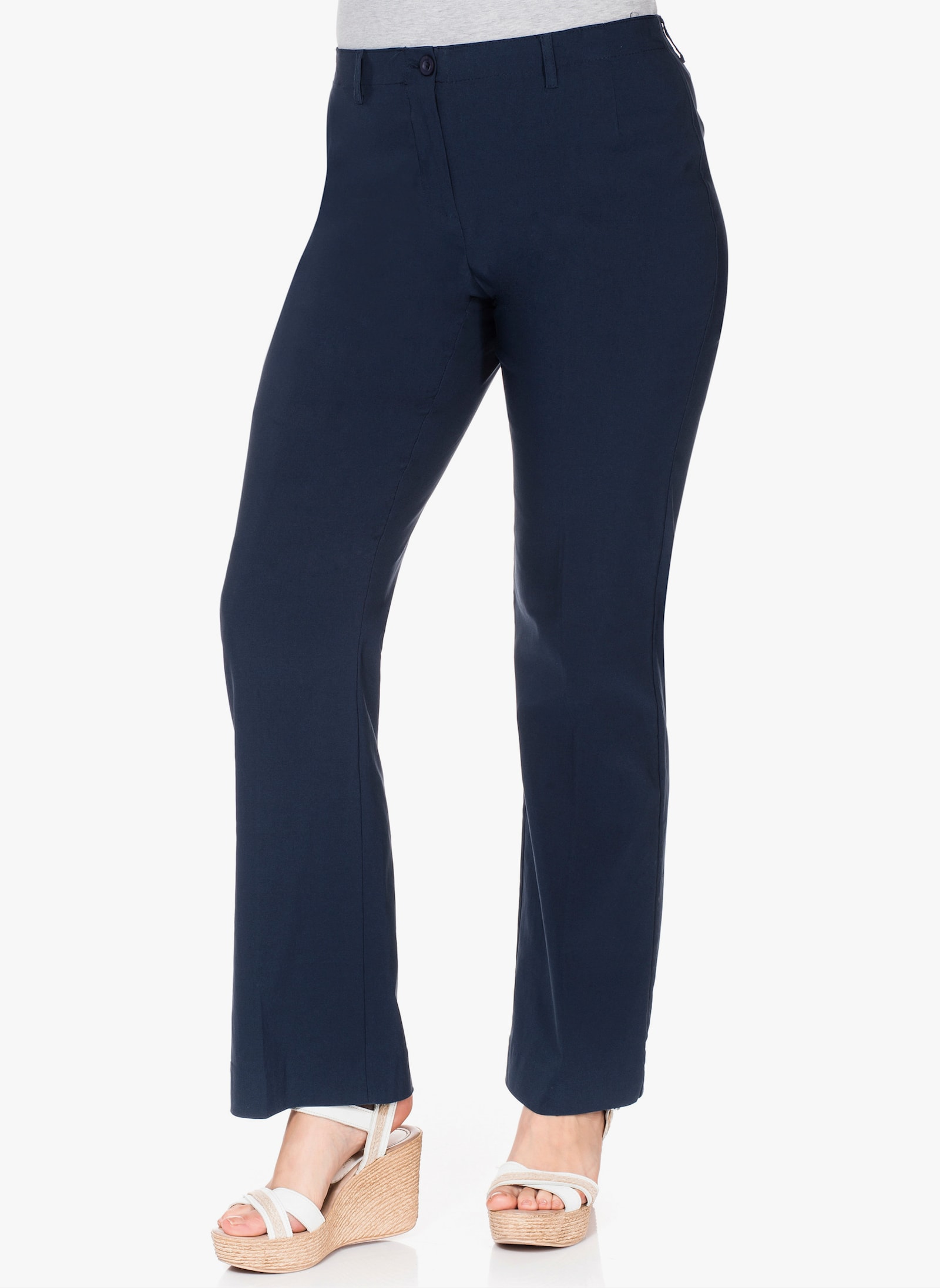 sheego Bengalinhose in gerader Form - marine