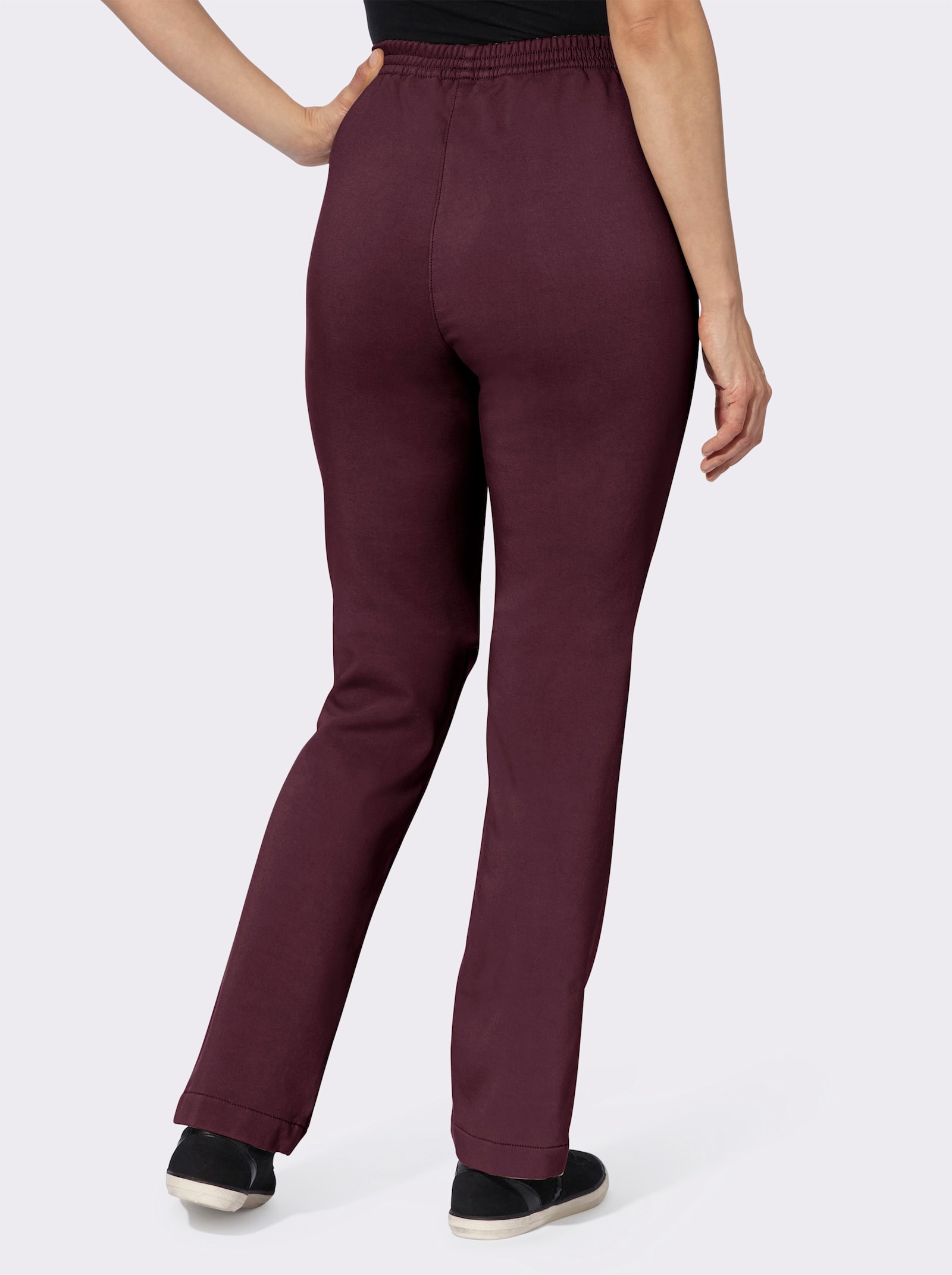 Thermohose mit super flauschigem Fleece-Futter - burgund