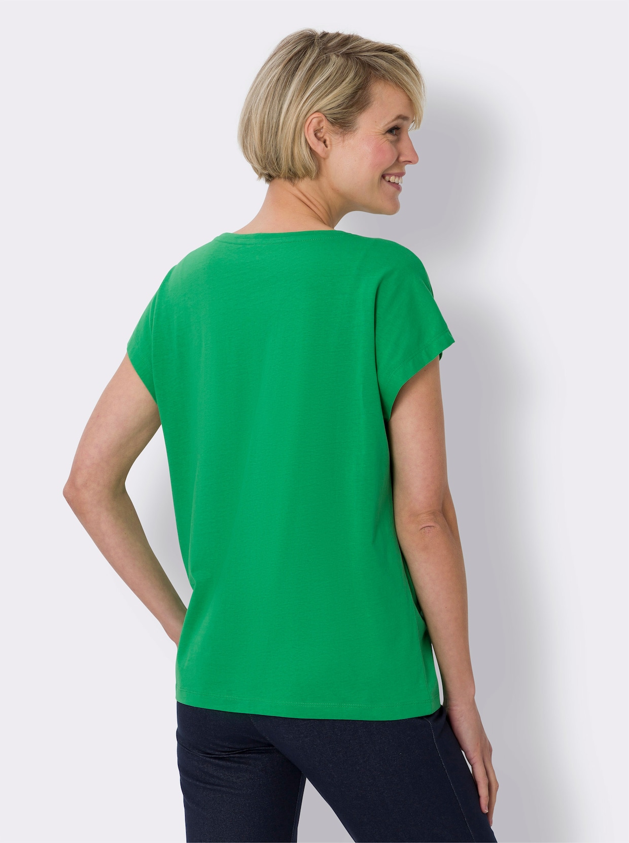 Tričko s krátkymi rukávmi - trávová zelená