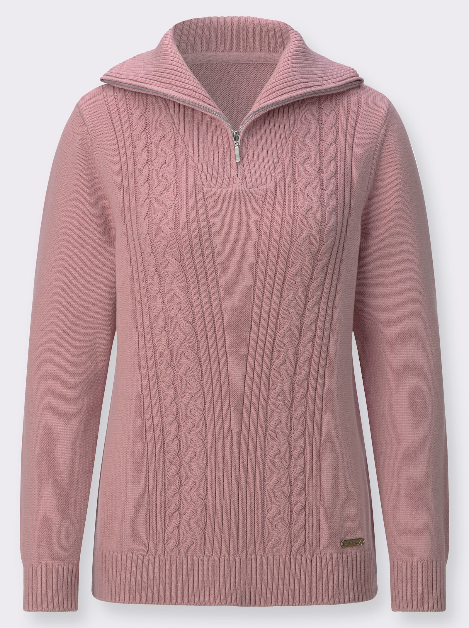 Troyer im Muster-Mix - hortensie