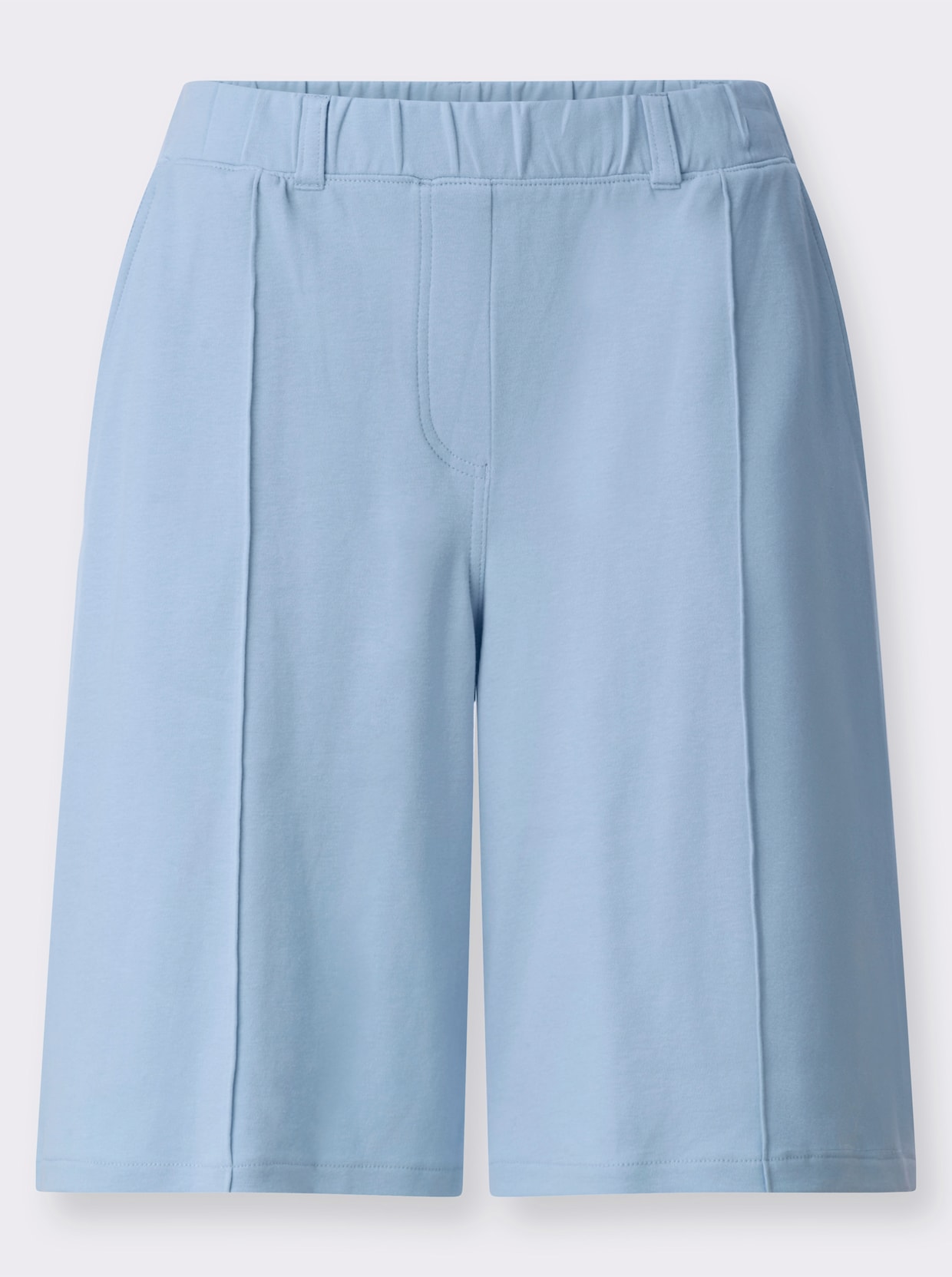 Bermudas mit Rundum-Dehnbund - eisblau