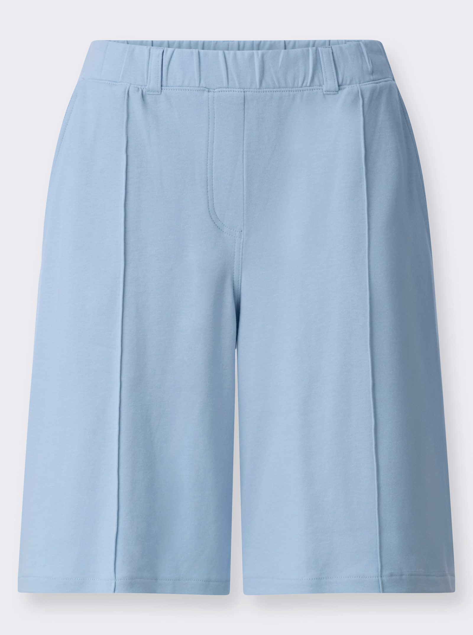Bermudas mit Rundum-Dehnbund - eisblau