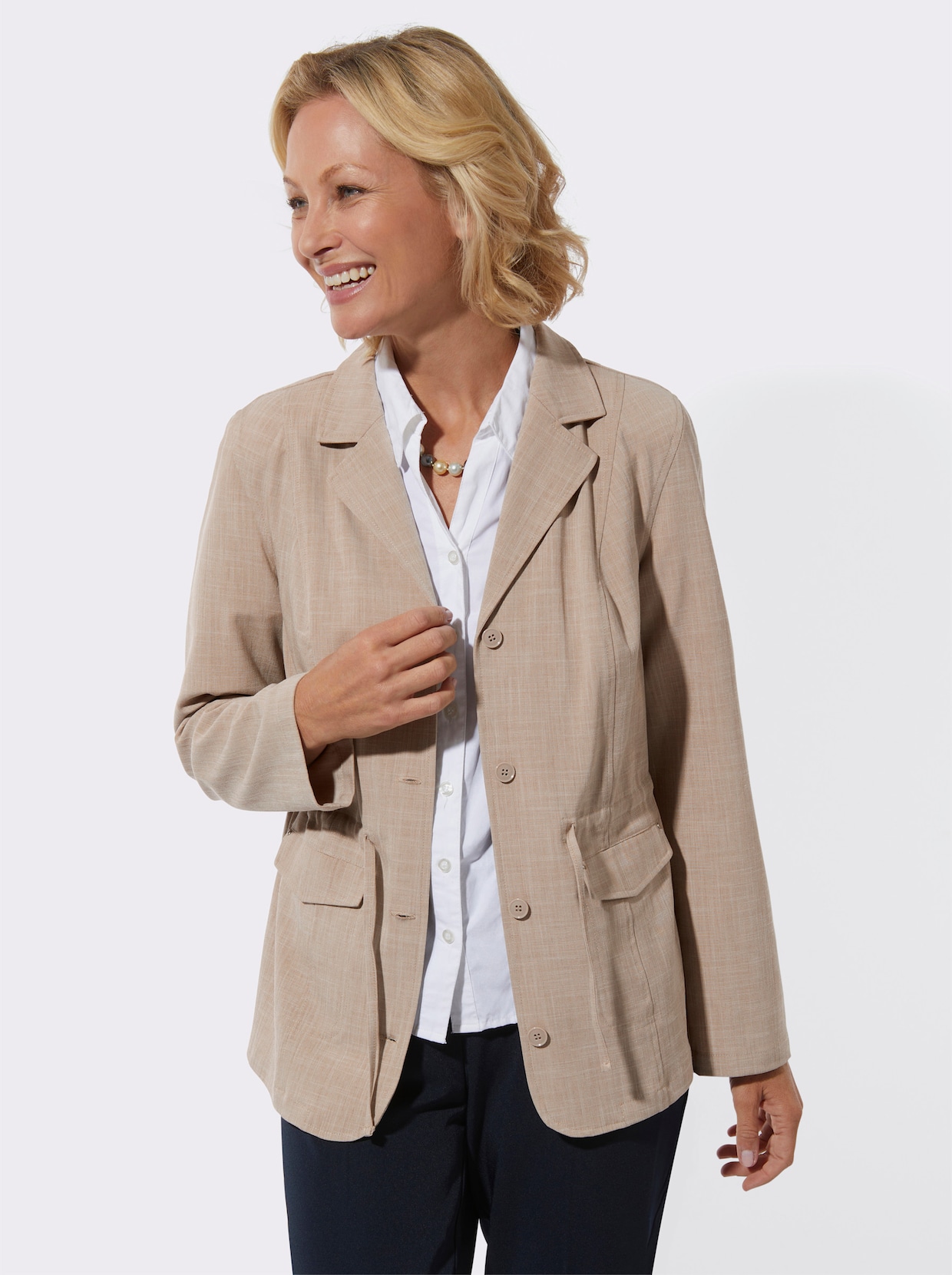 Blusenblazer - sesam-meliert