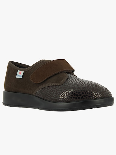 Varomed Klettschuh in Spezialweite L - mokka