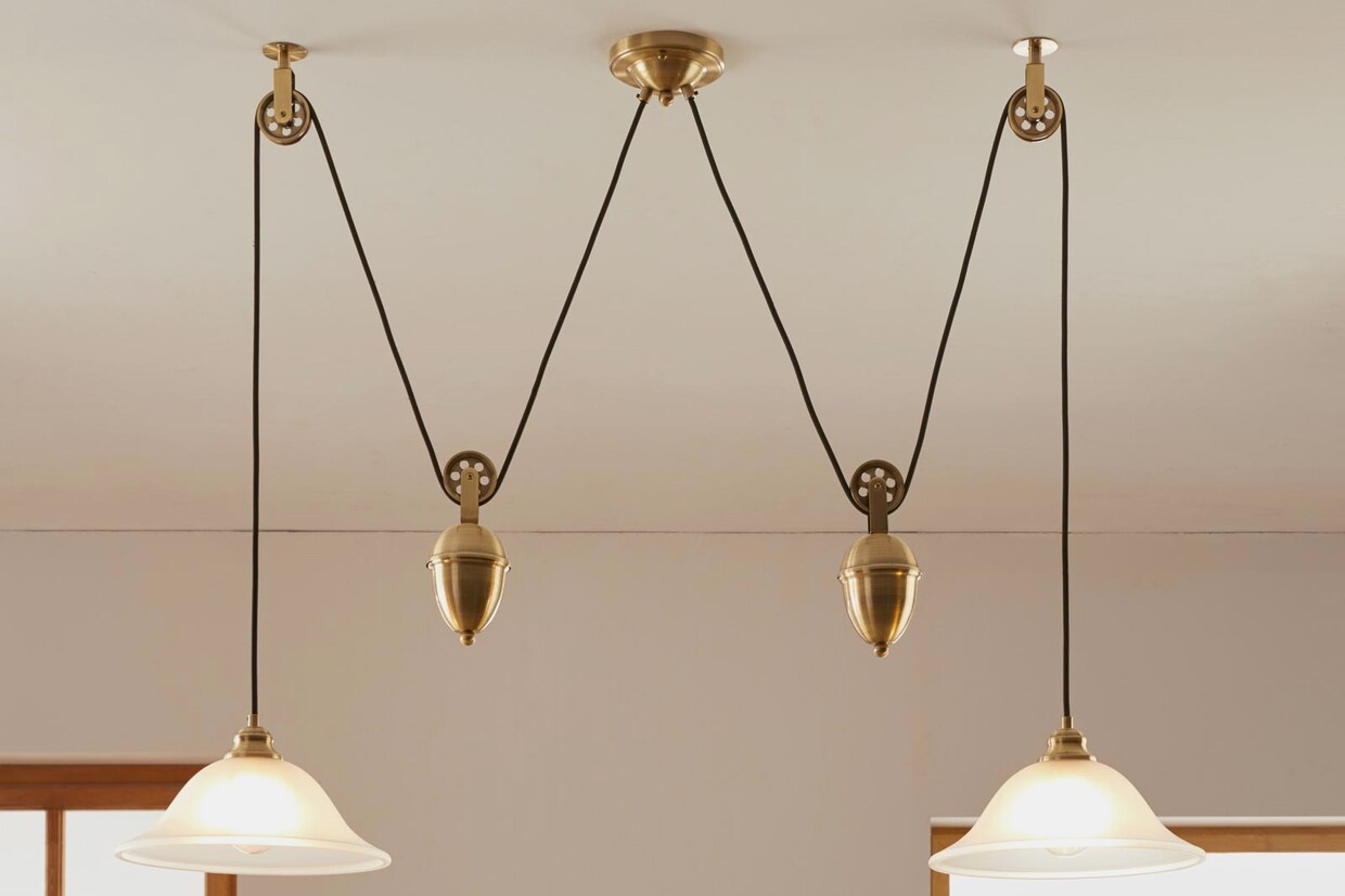 Schwartinsky Luminaire suspendu - couleur bronze