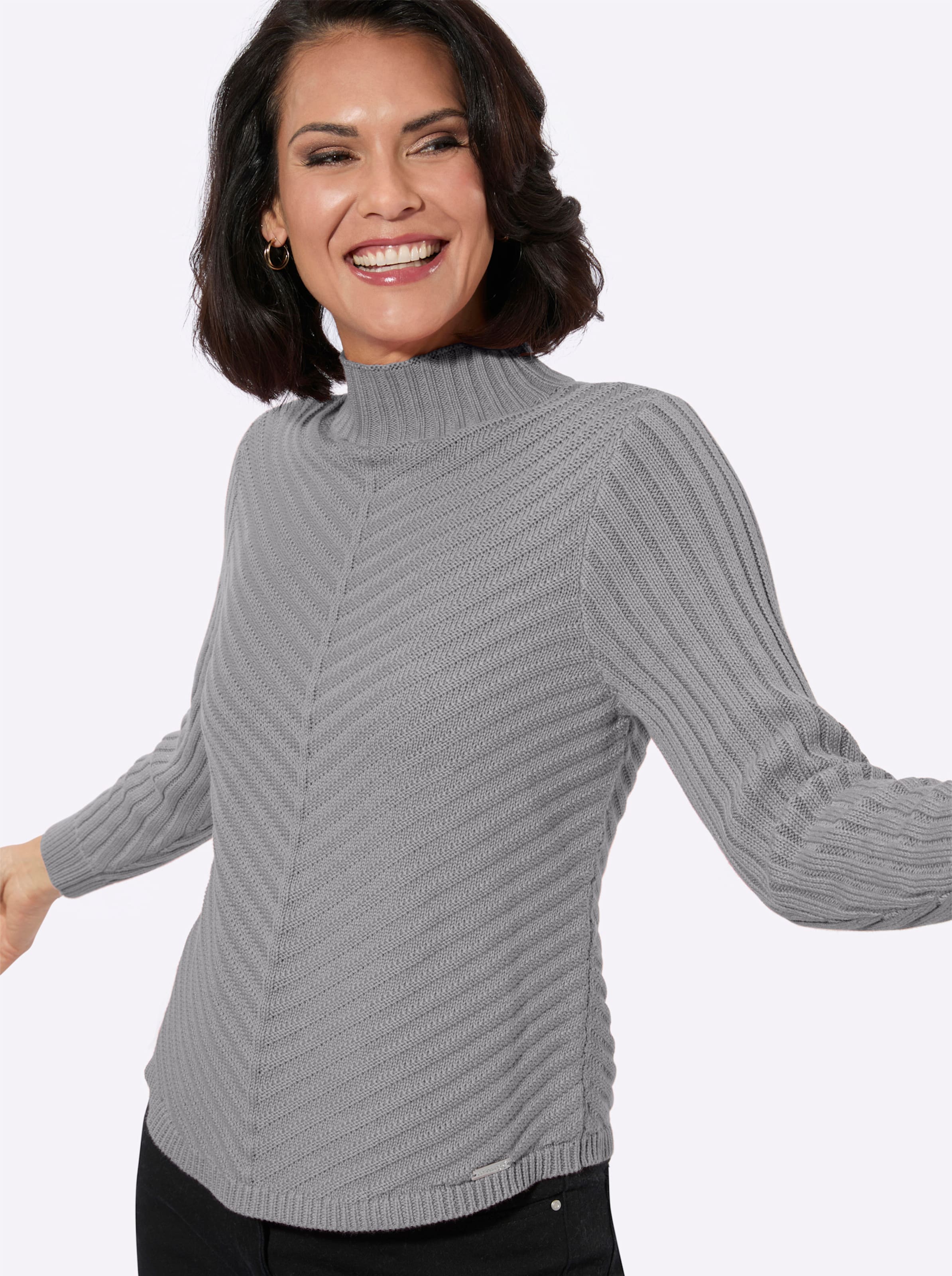 Thumbnail - Stehkragenpullover