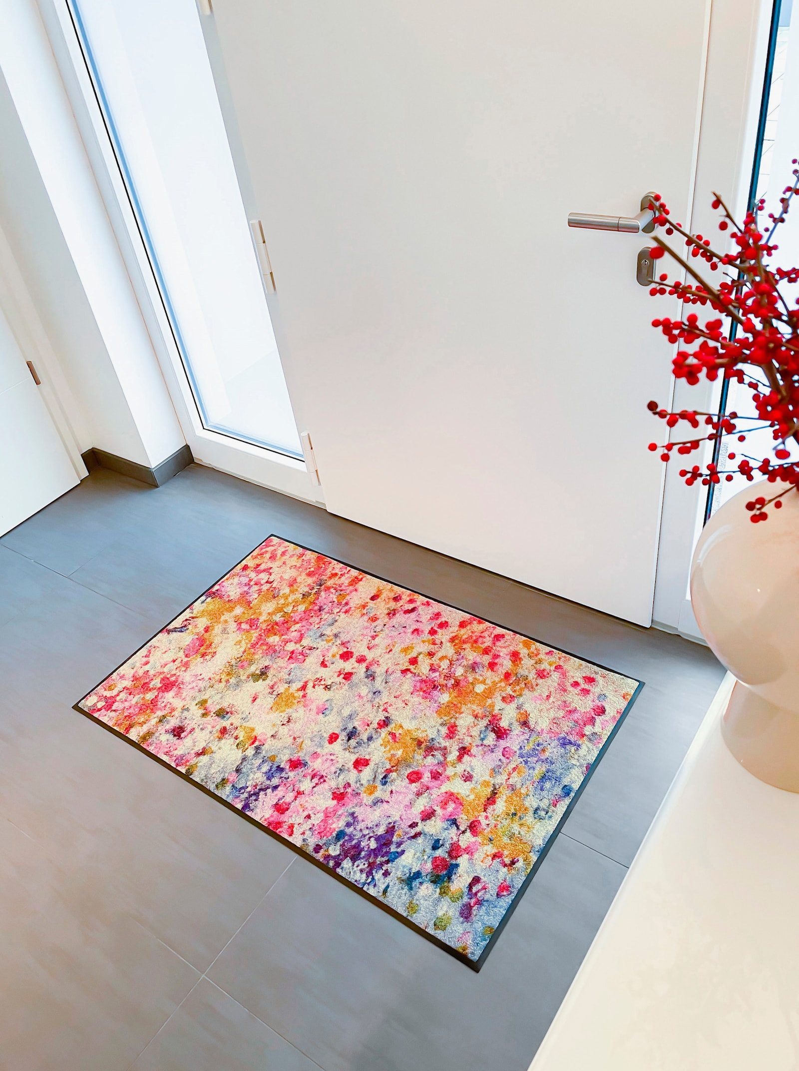 wash+dry by Kleen-Tex Fußmatte - pink-gemustert