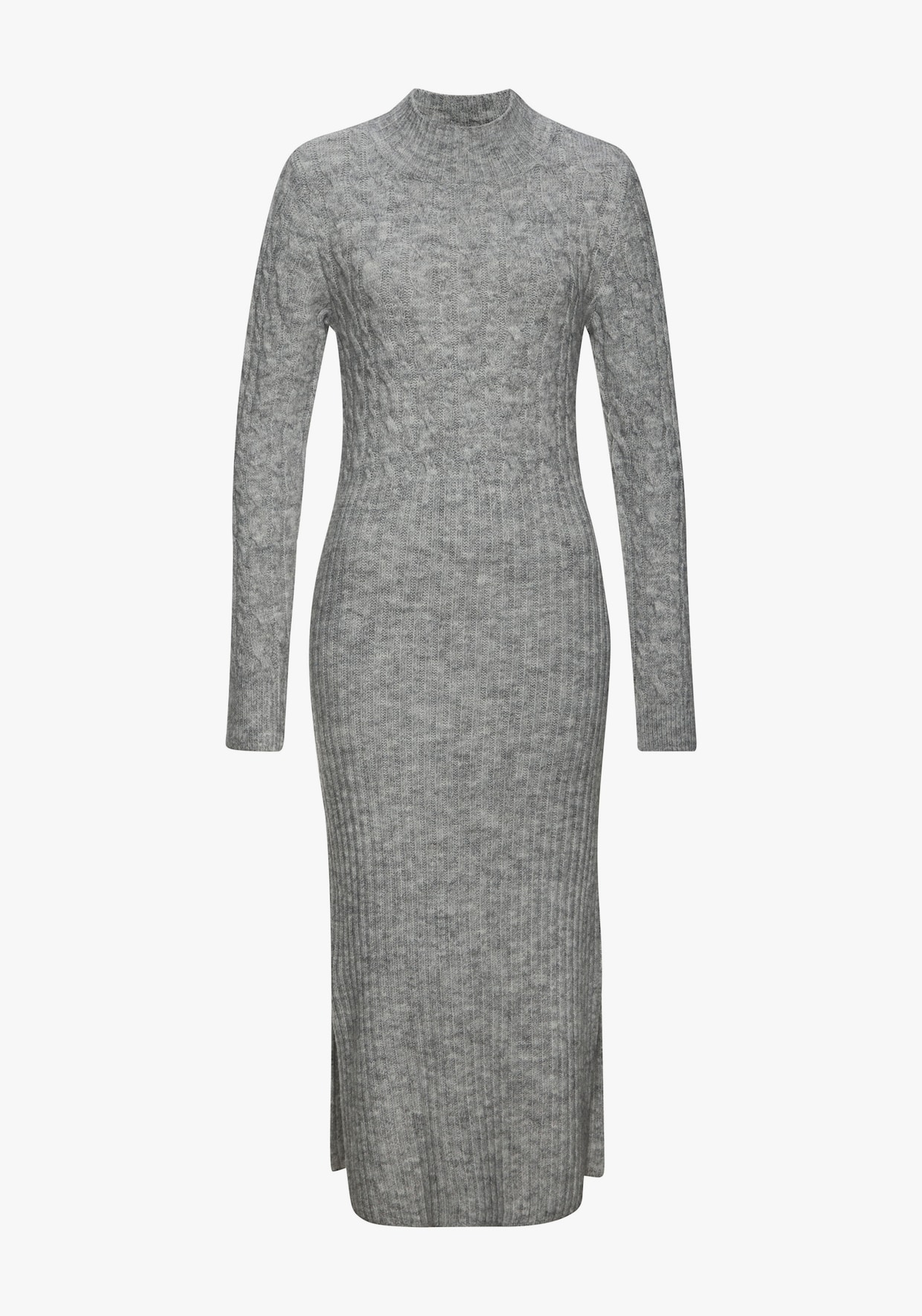 LASCANA Strickkleid - grau meliert