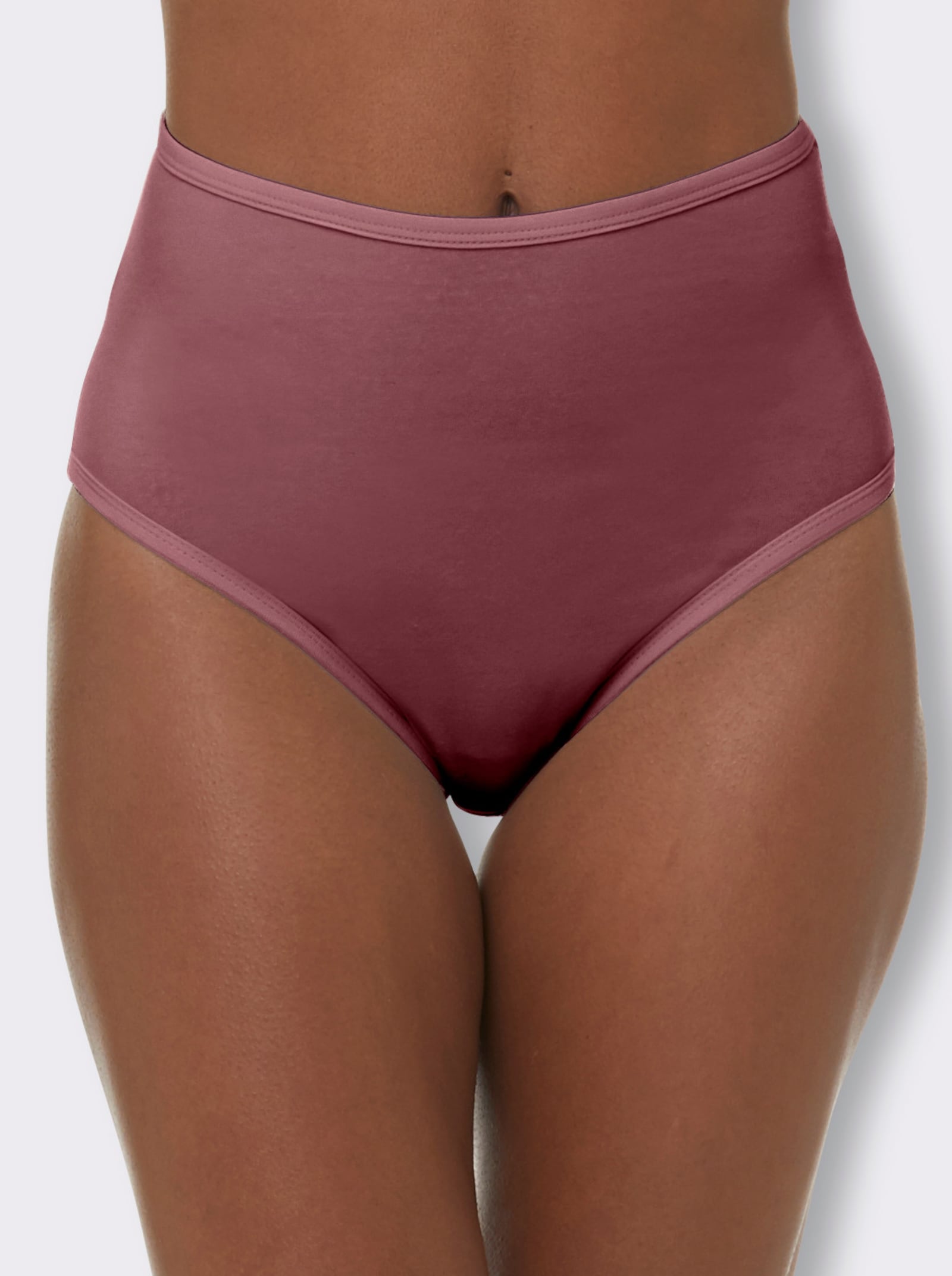 wäschepur Taillenslip mit elastischen Beinabschlüssen - bleu + marine + bordeaux