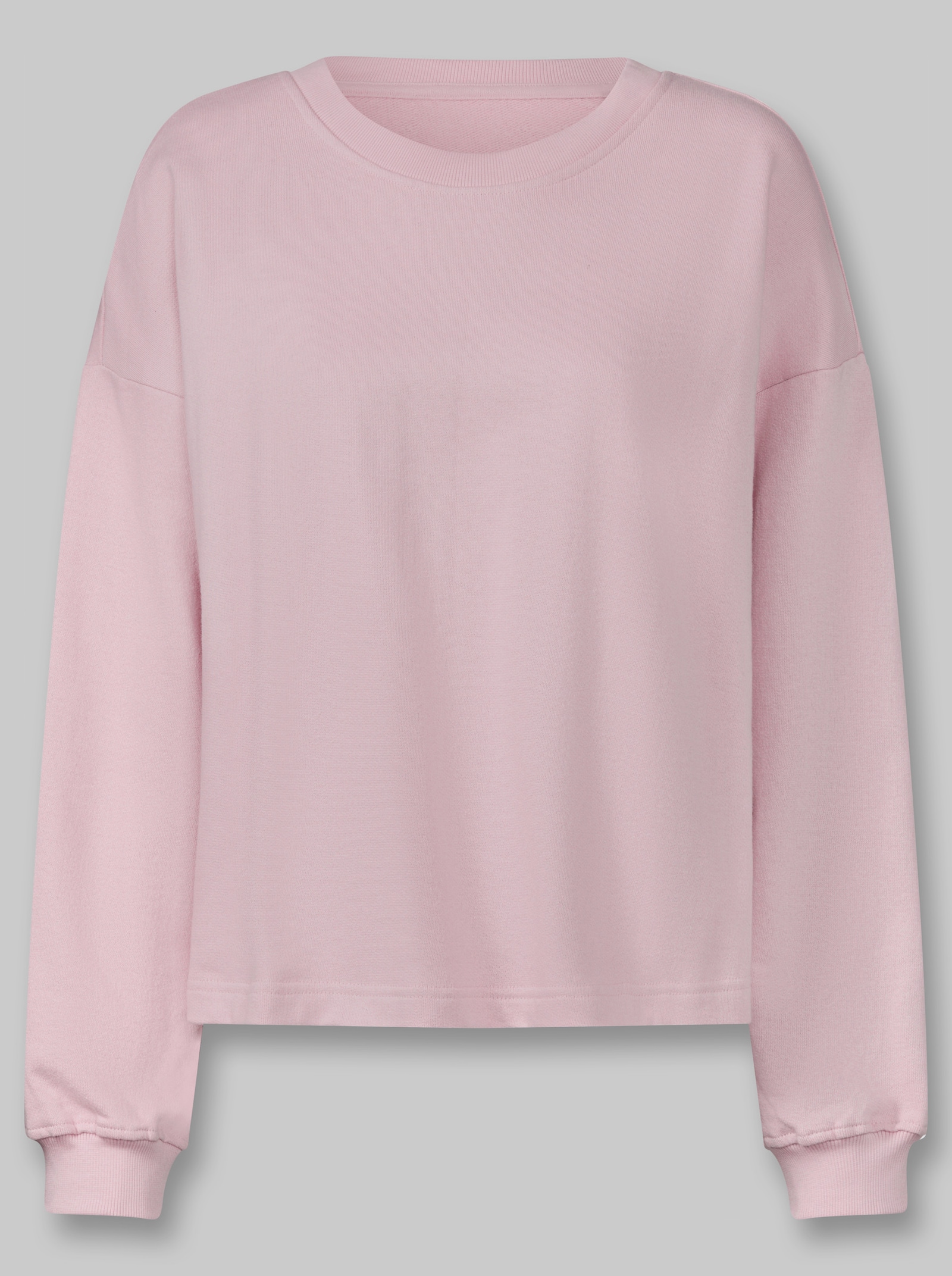 heine Sweater mit Schriftzug hinten - rosé