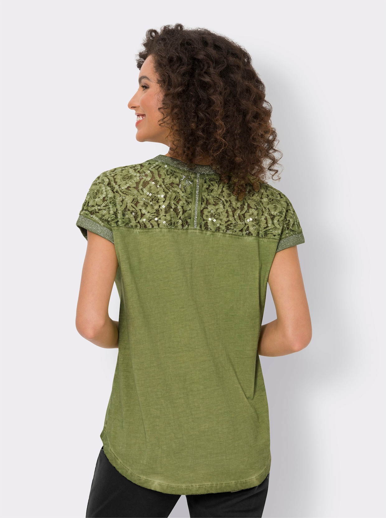 heine Kurzarmshirt - schilf