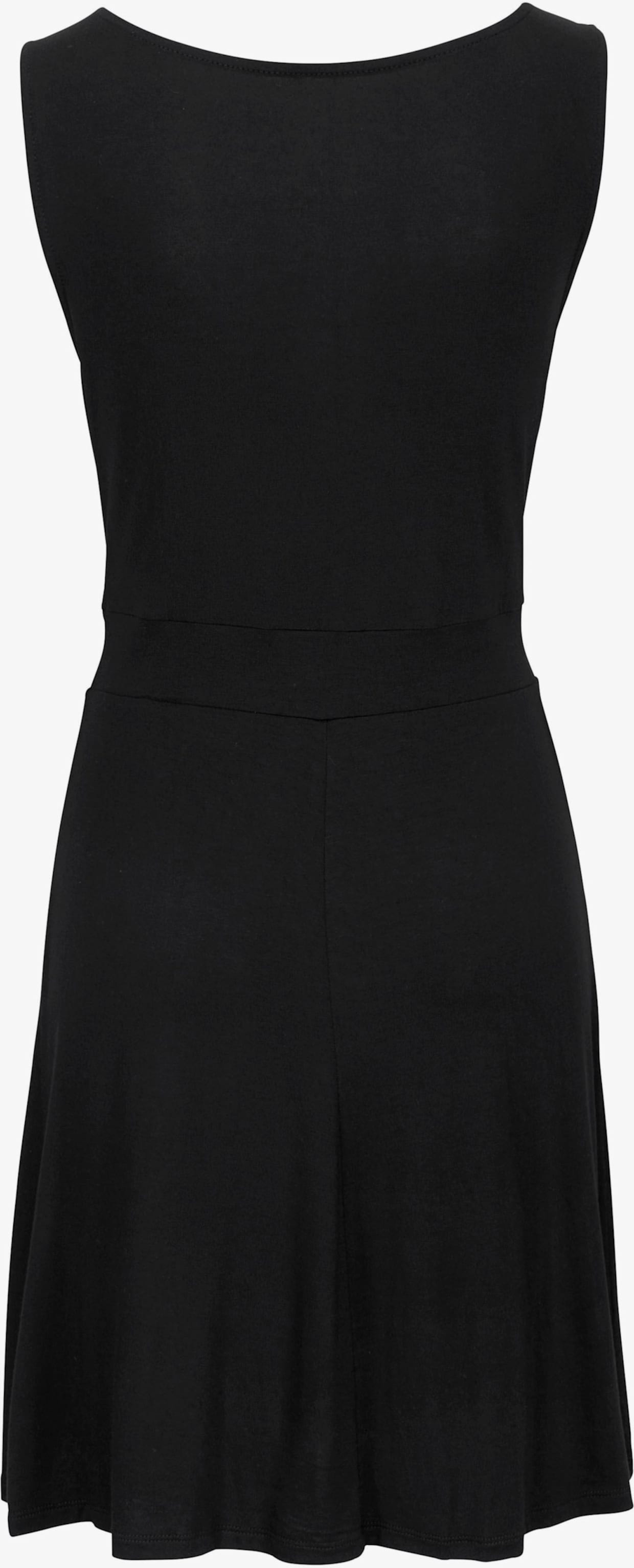 Beachtime Jersey jurk - zwart