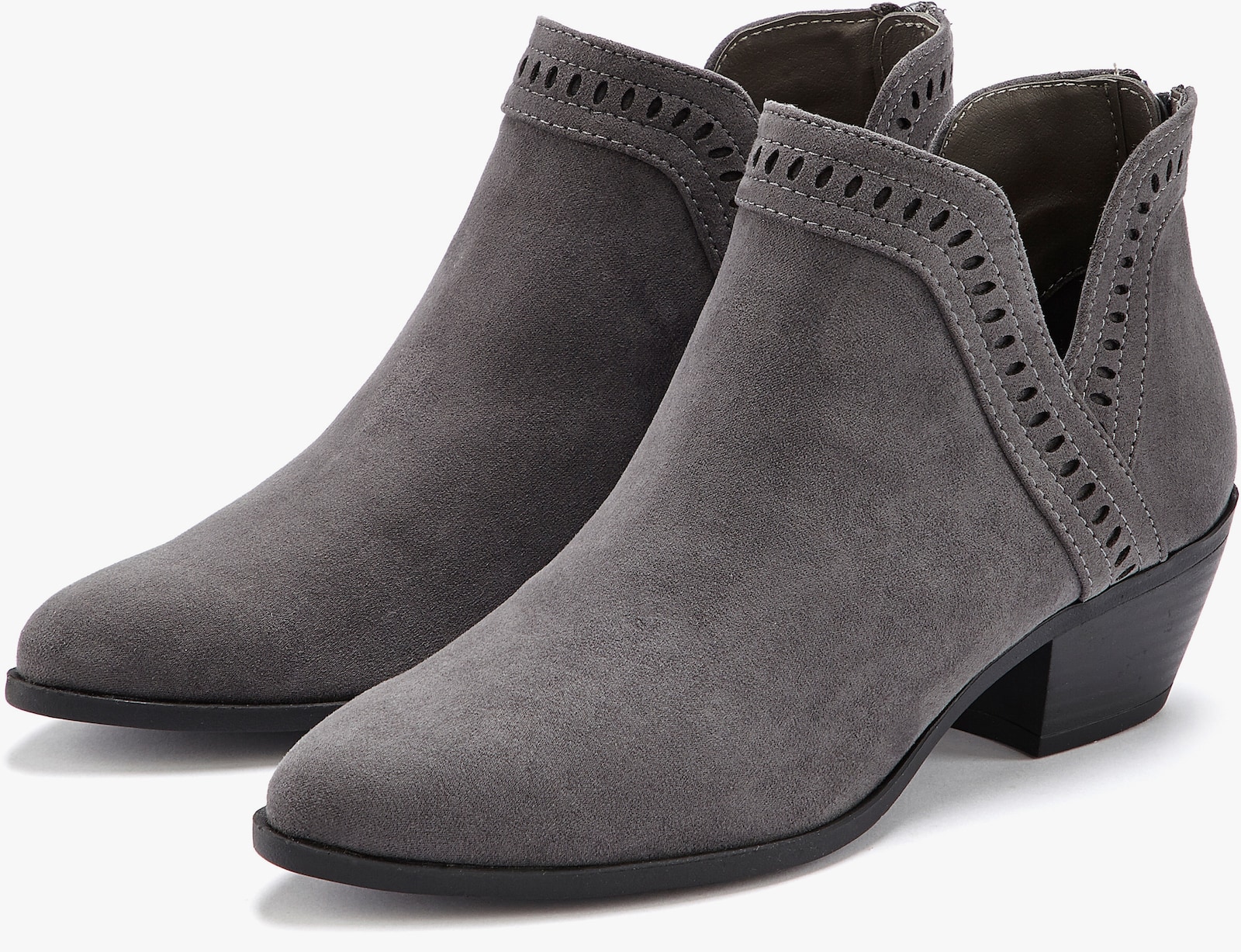 LASCANA Cowboy Stiefelette - grau