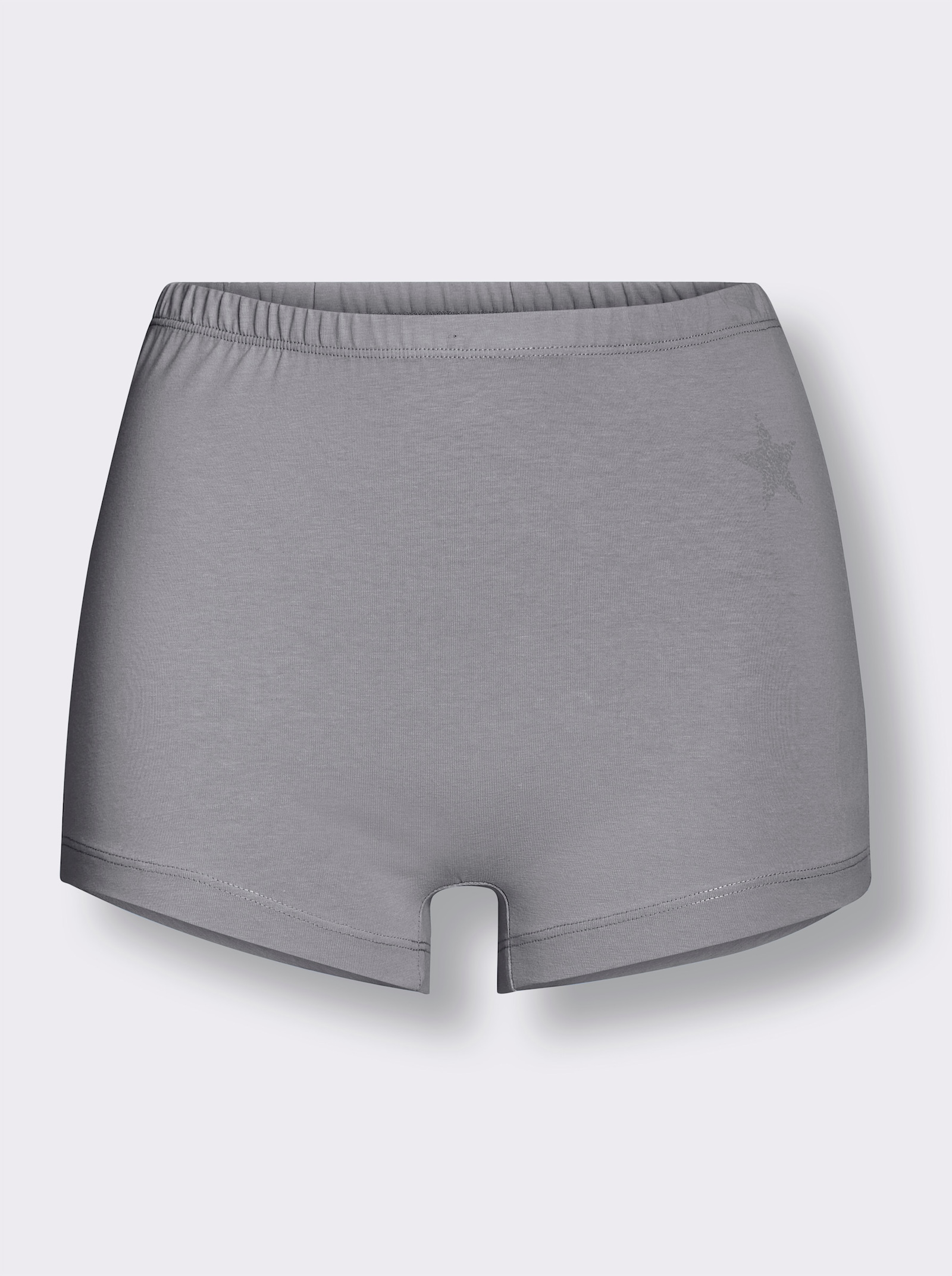 Hipster met sterretjesprint opzij voor - orchidee + lichtblauw + lichtgrijs