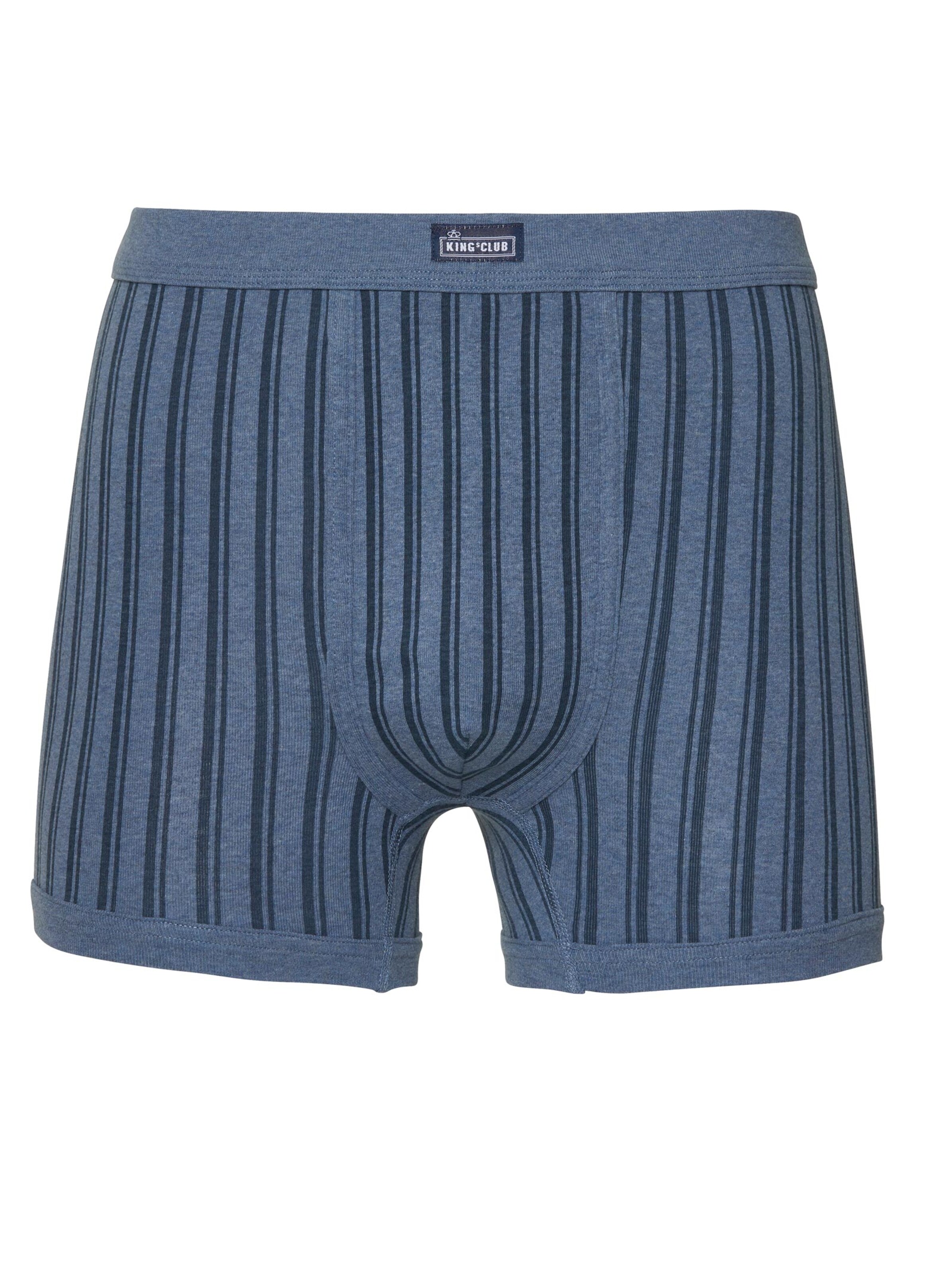 KINGsCLUB Schlüpfer - blau-gestreift