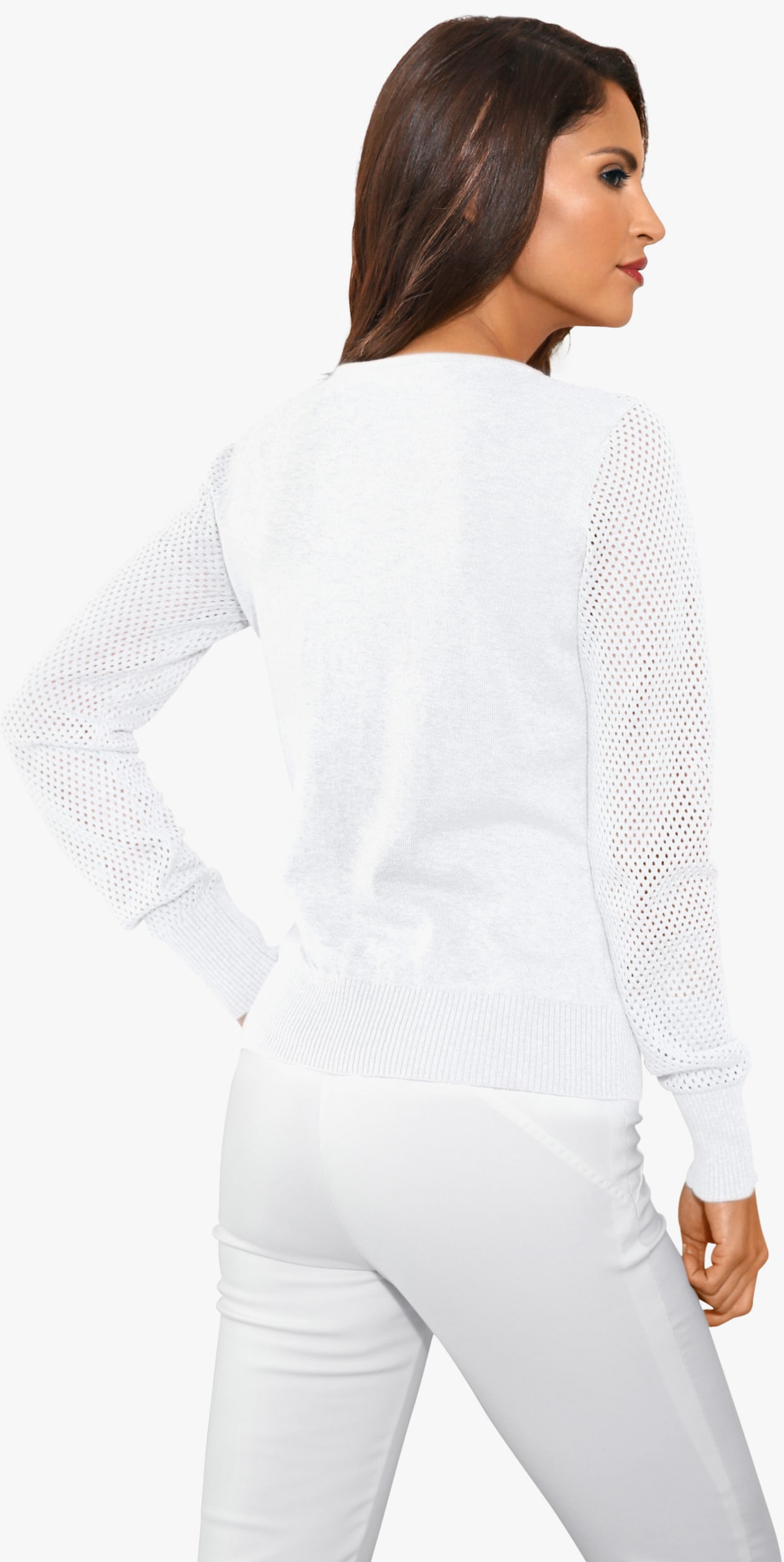 heine Cardigan - weiss