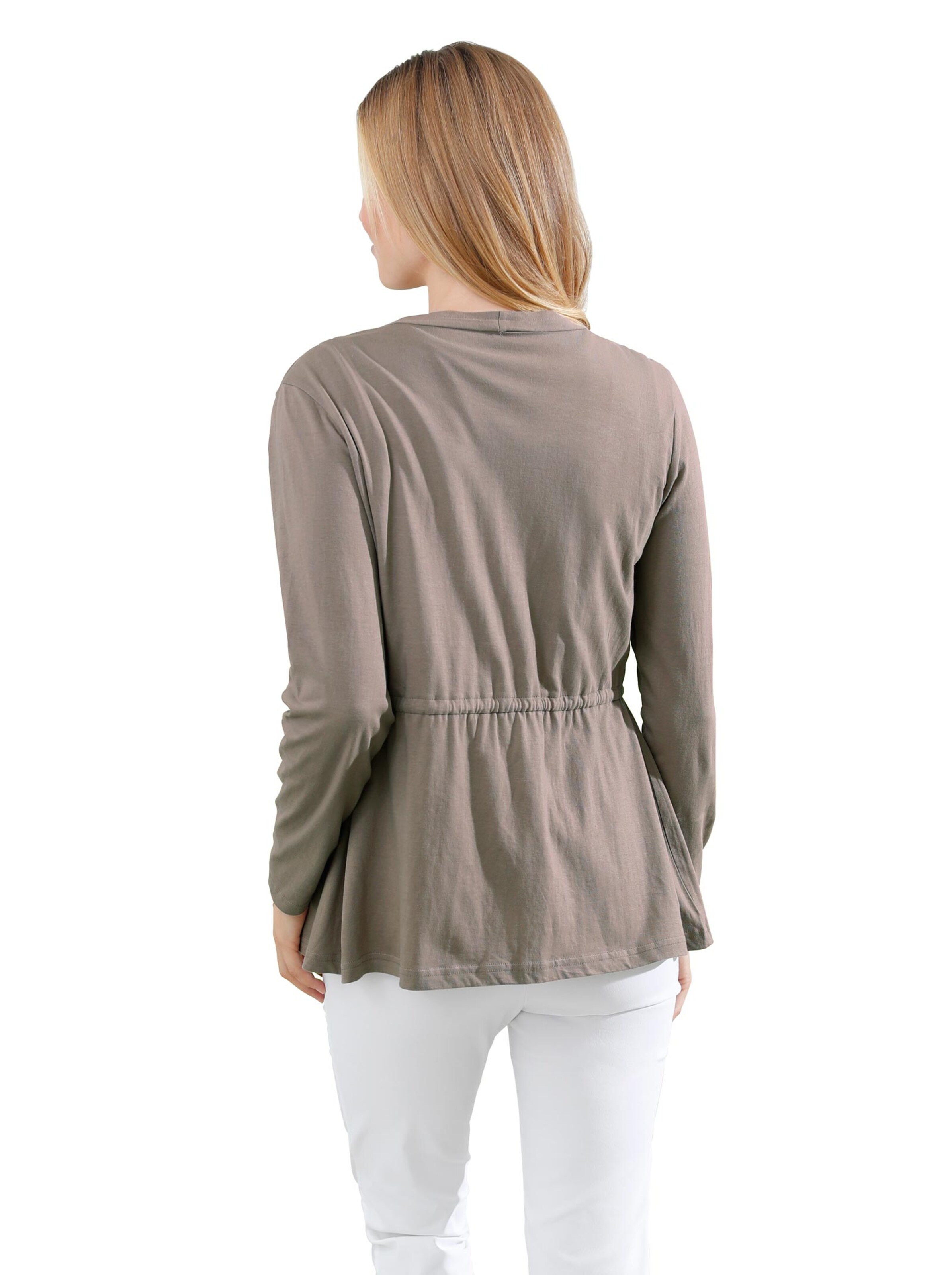 Shirtjacke - taupe