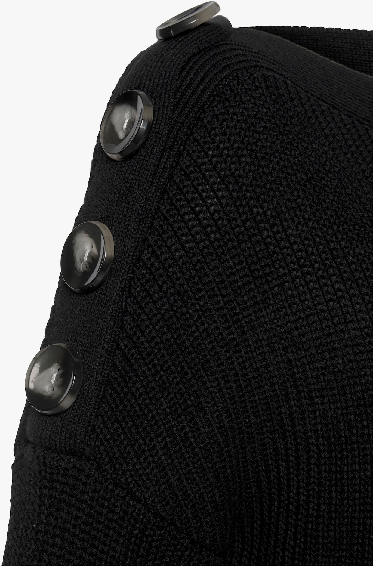 LASCANA Gebreide pullover - zwart