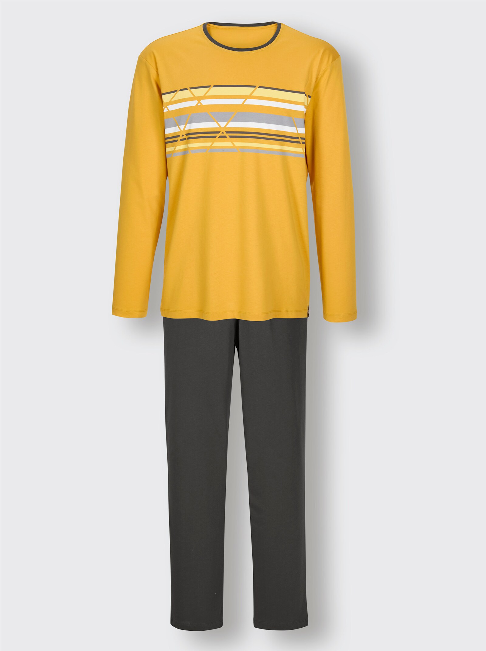 wäschepur men Pyjama - oker/grafiet