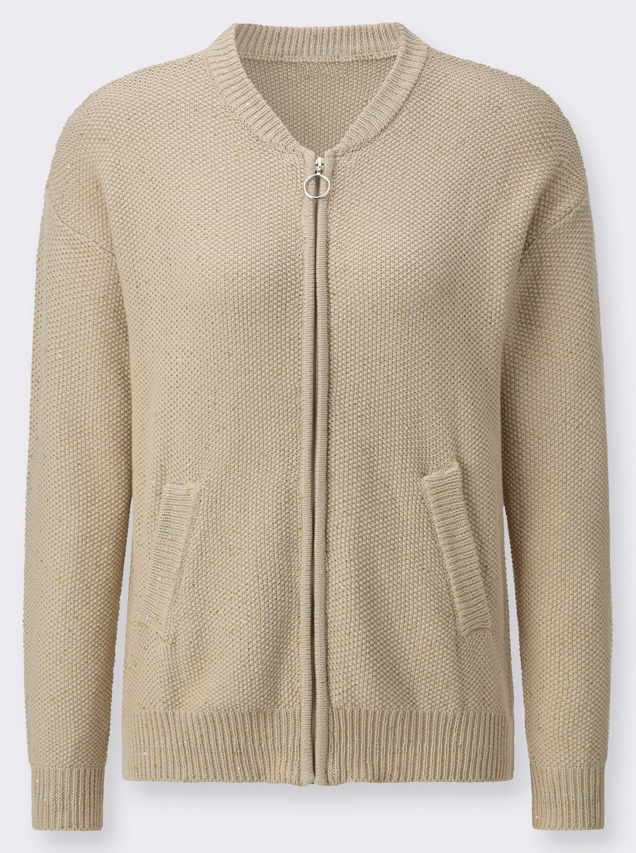 Strickjacke - sand