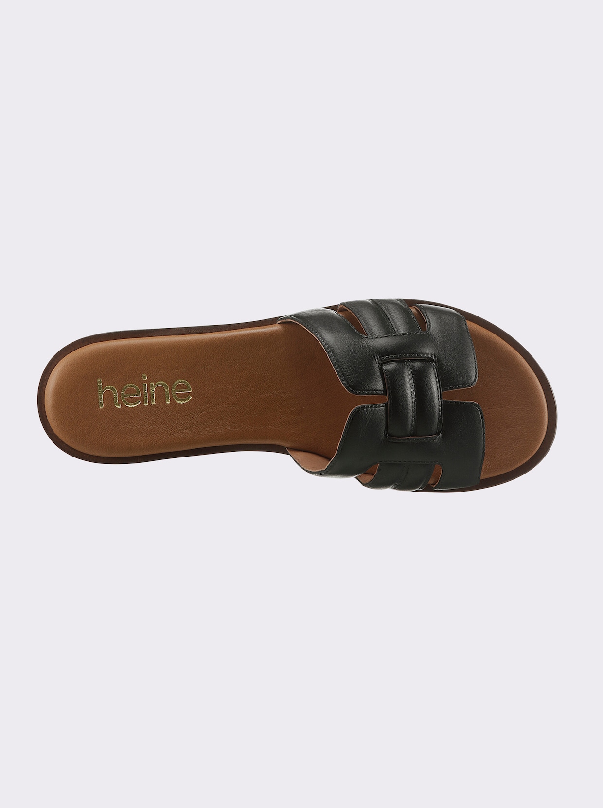 heine Slippers - zwart