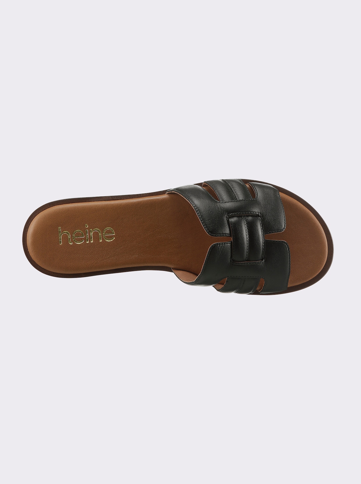 heine slippers - zwart