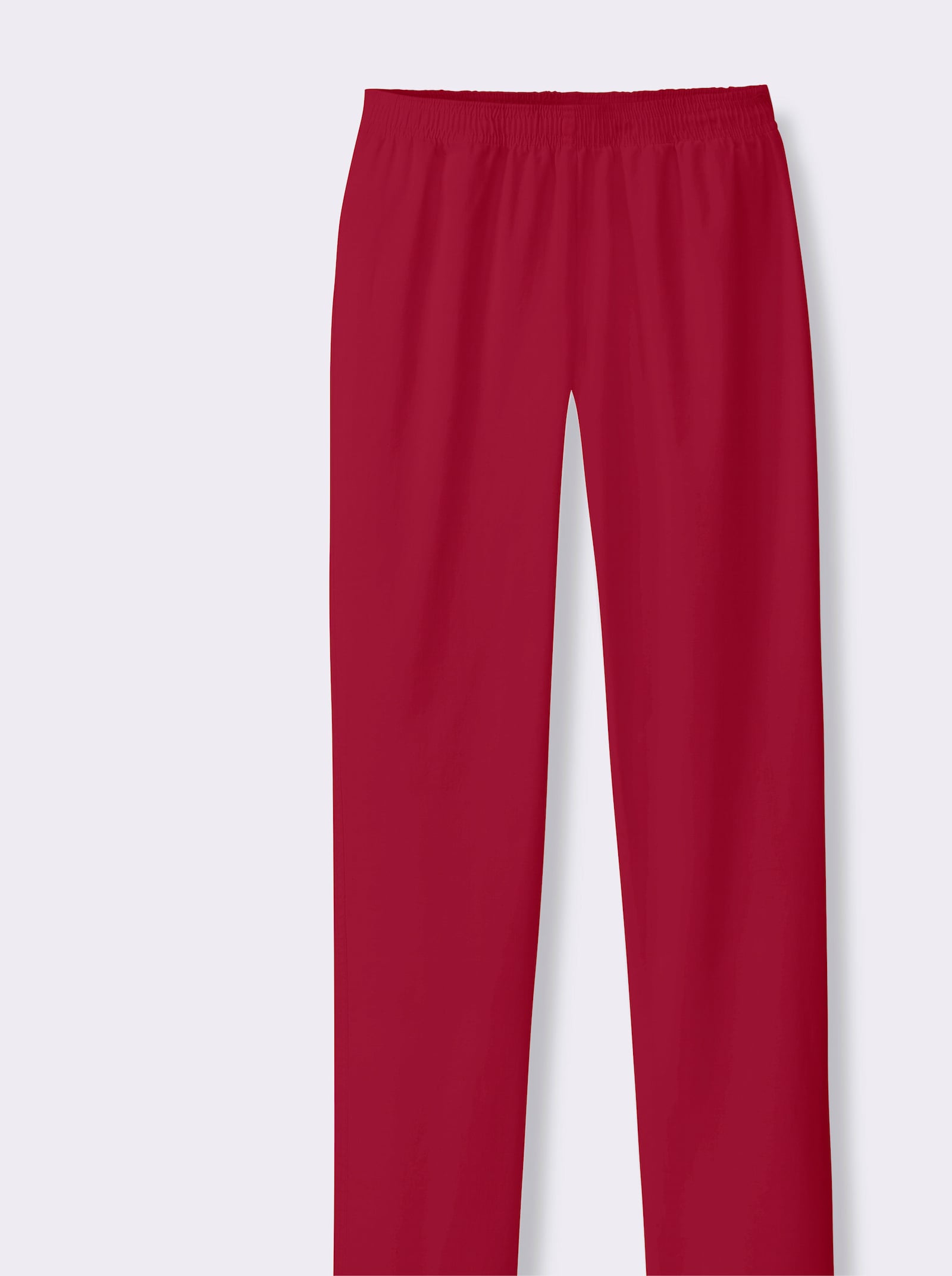 Gerade Jeans in weicher Twill-Qualität - bordeaux