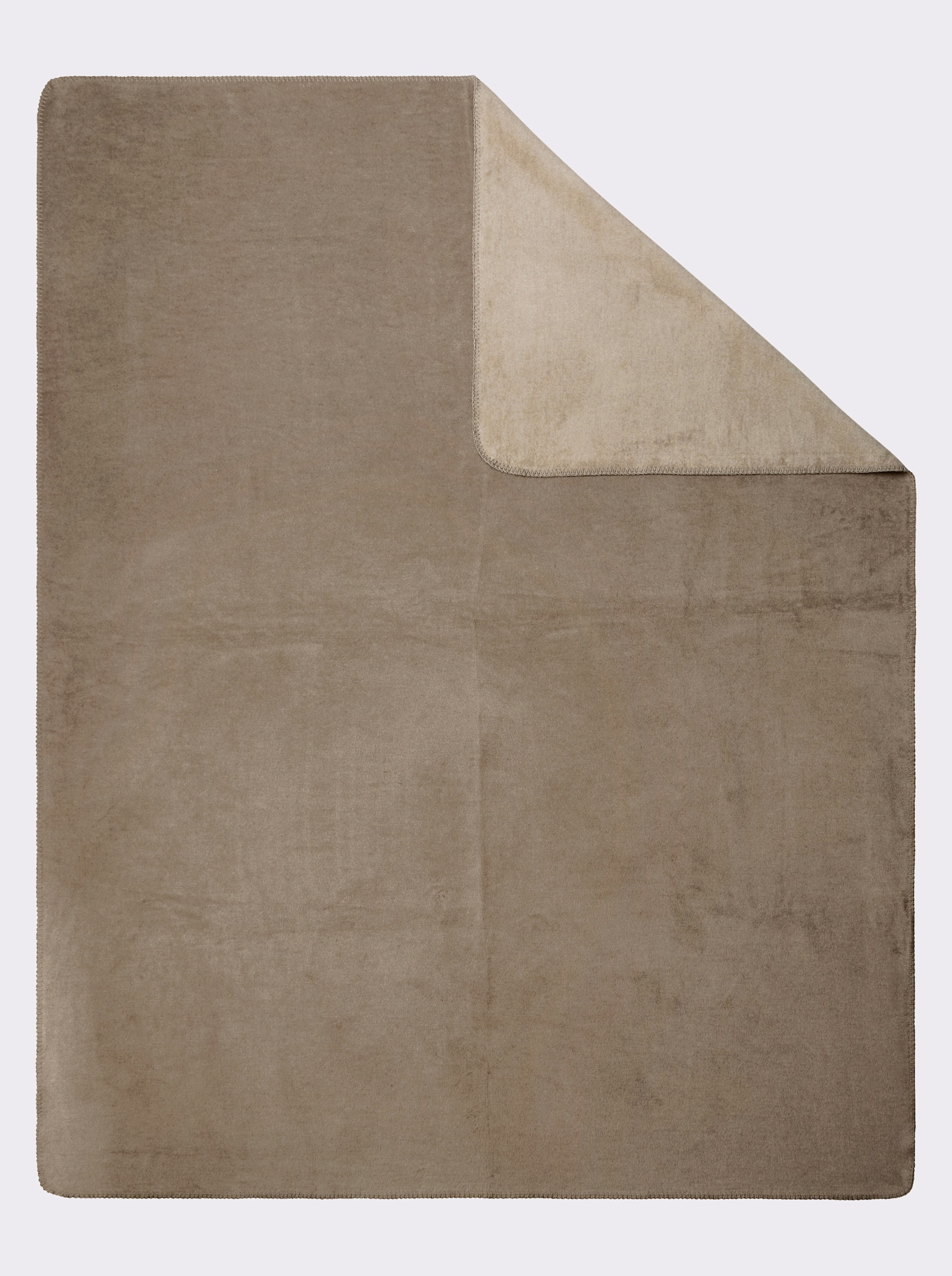 Biederlack woondeken - taupe