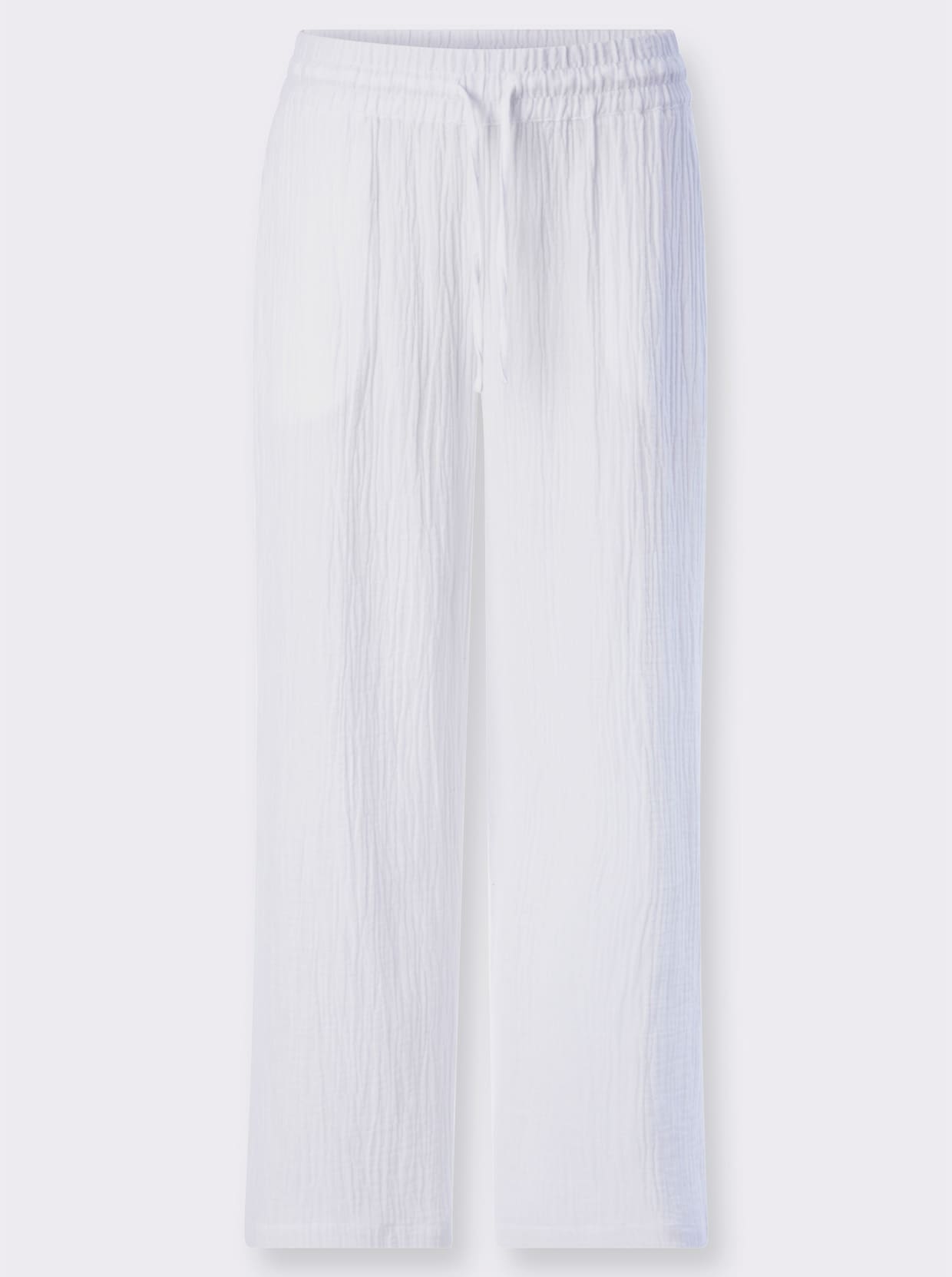 Culotte in Struktur-Qualität - weiß