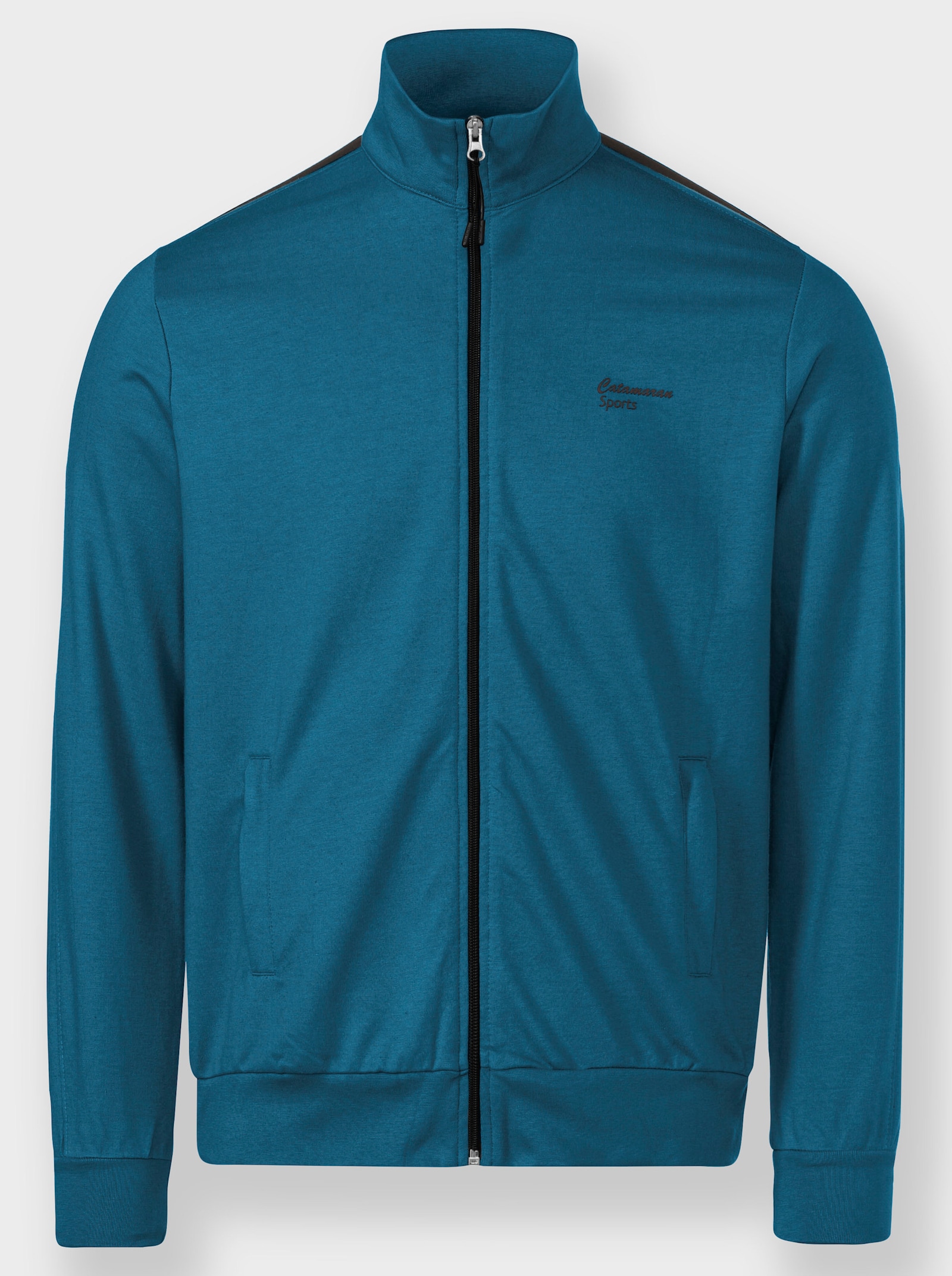 Catamaran Sports Sweatjacke mit Reißverschluss-Taschen - topas