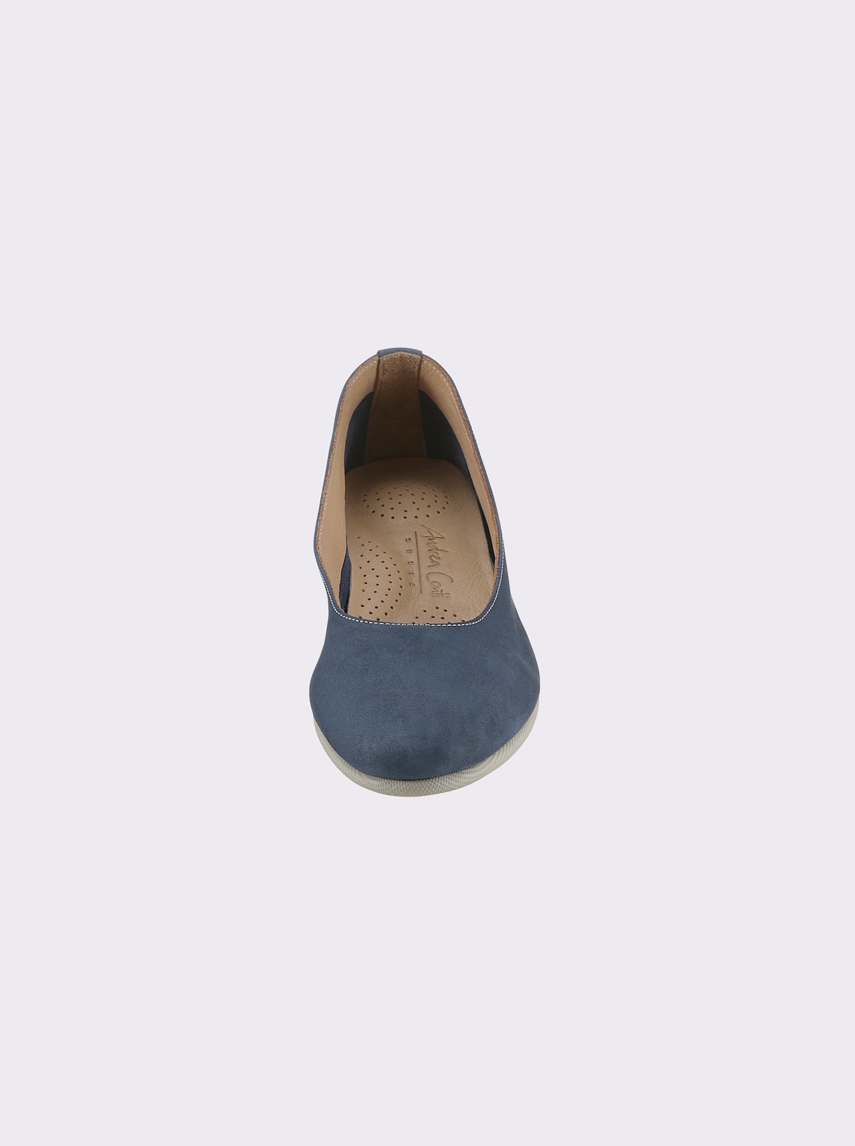 heine ballerina - jeansblauw