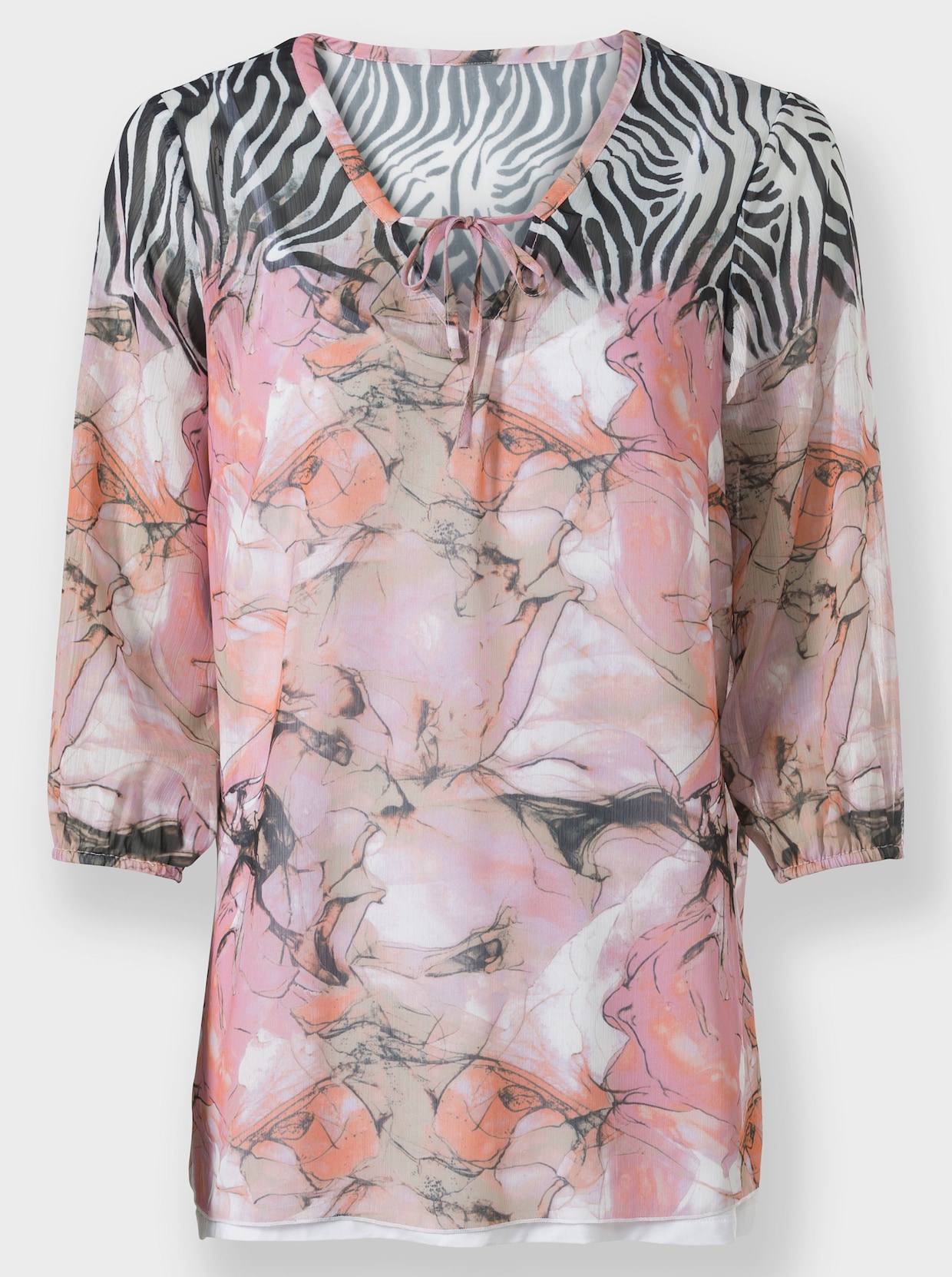 heine Blouse met print - lila/roze bedrukt