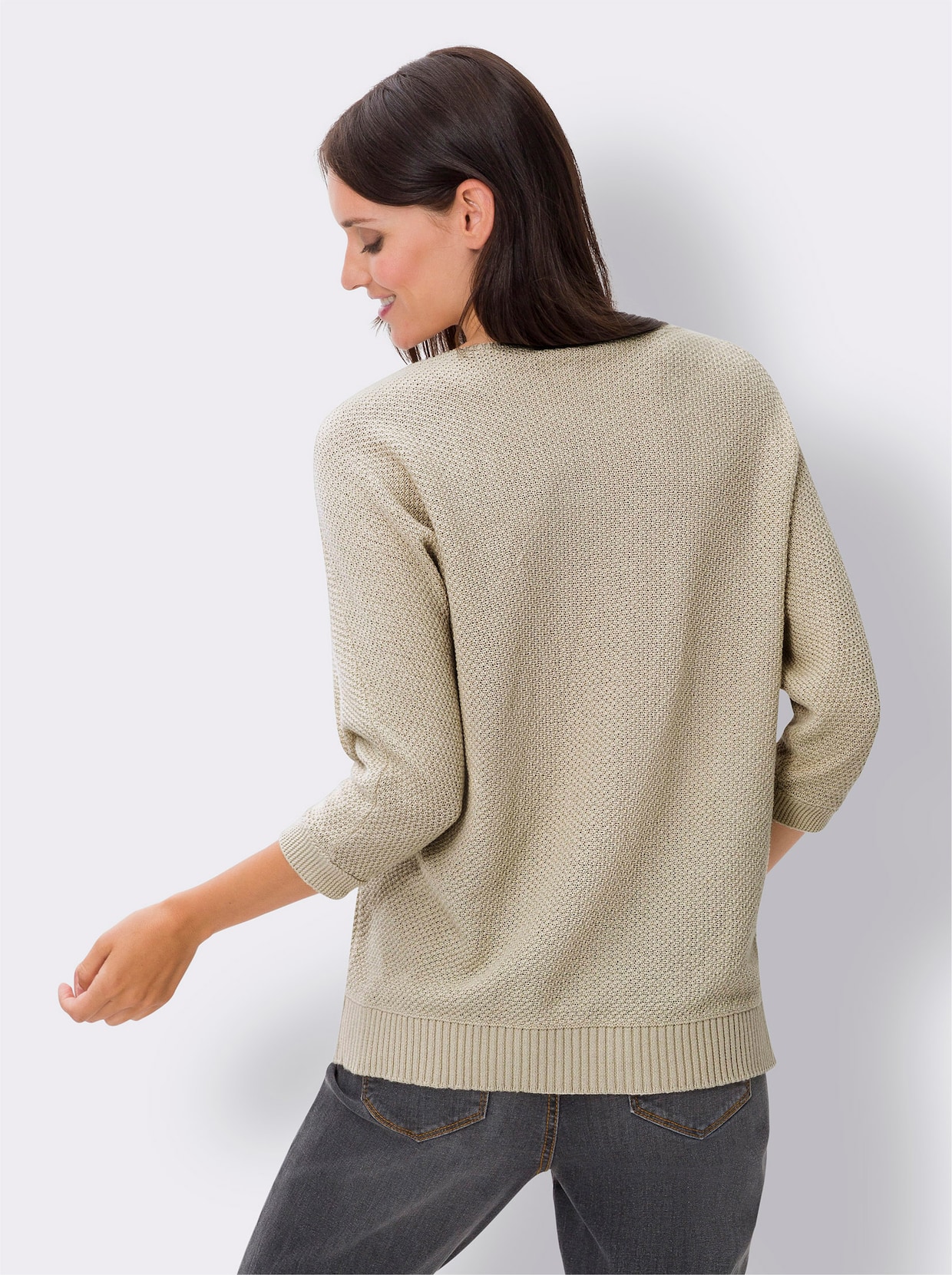 heine Pullover - sand-meliert