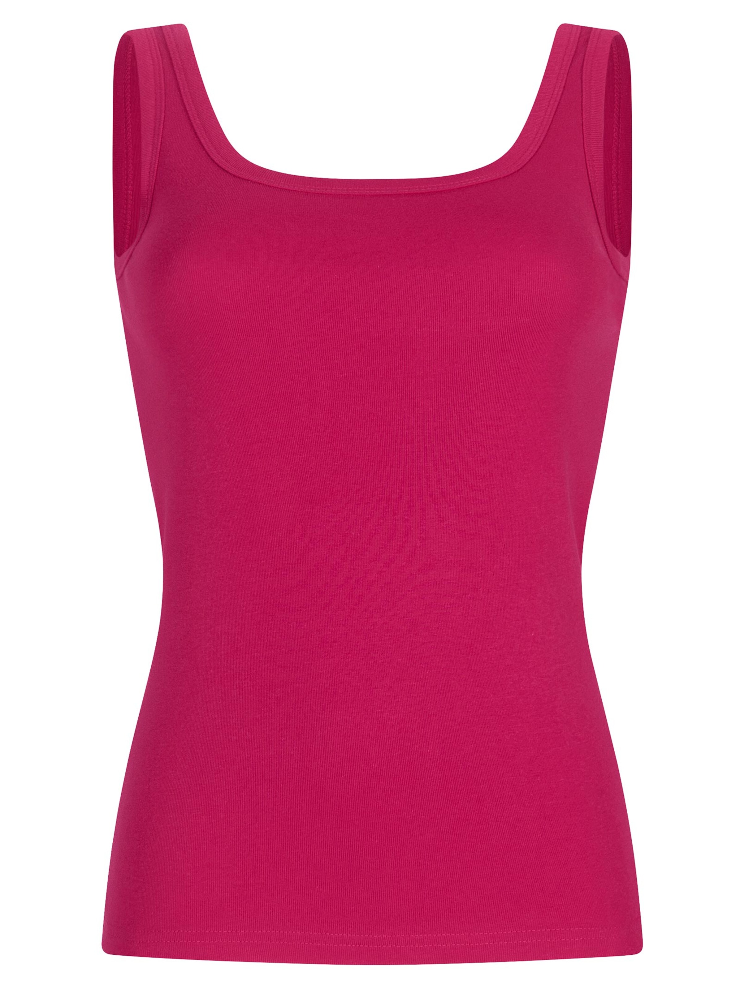 wäschepur Achselhemd - rot + rot-geringelt