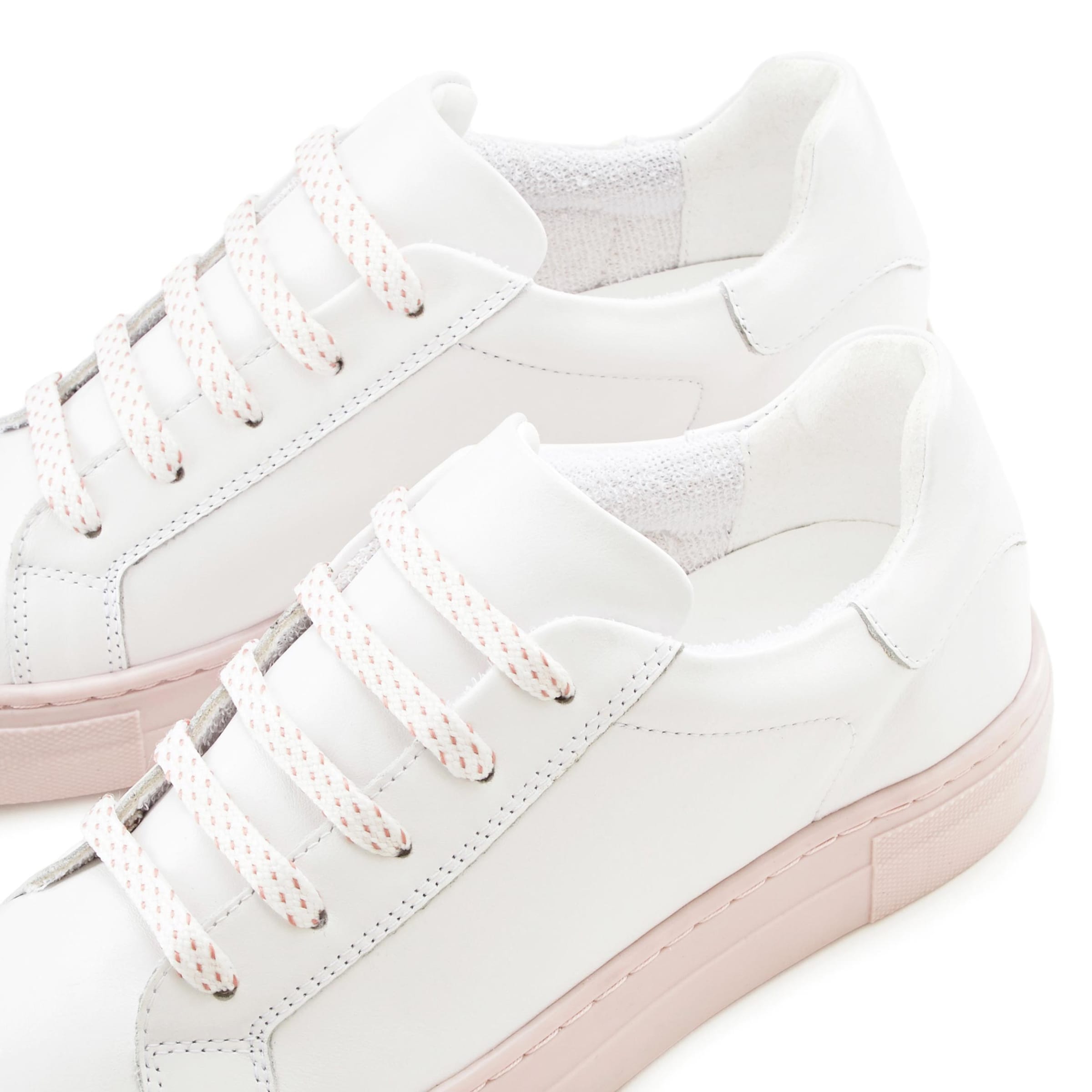 Schuhe Sneakers Elbsand Sneaker in weiß-rosé 