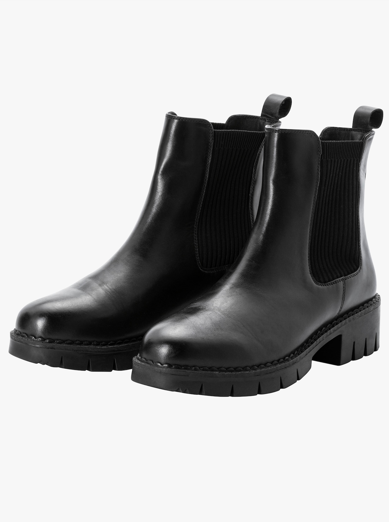sheego Chelseaboots - schwarz