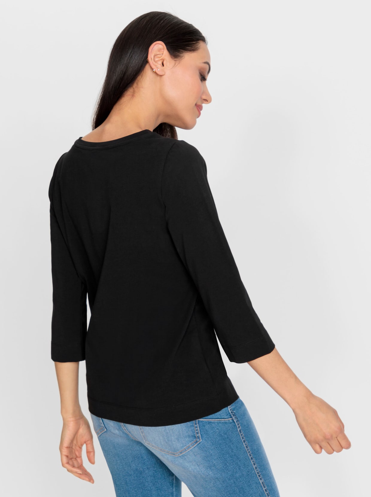 heine Shirt met print - zwart