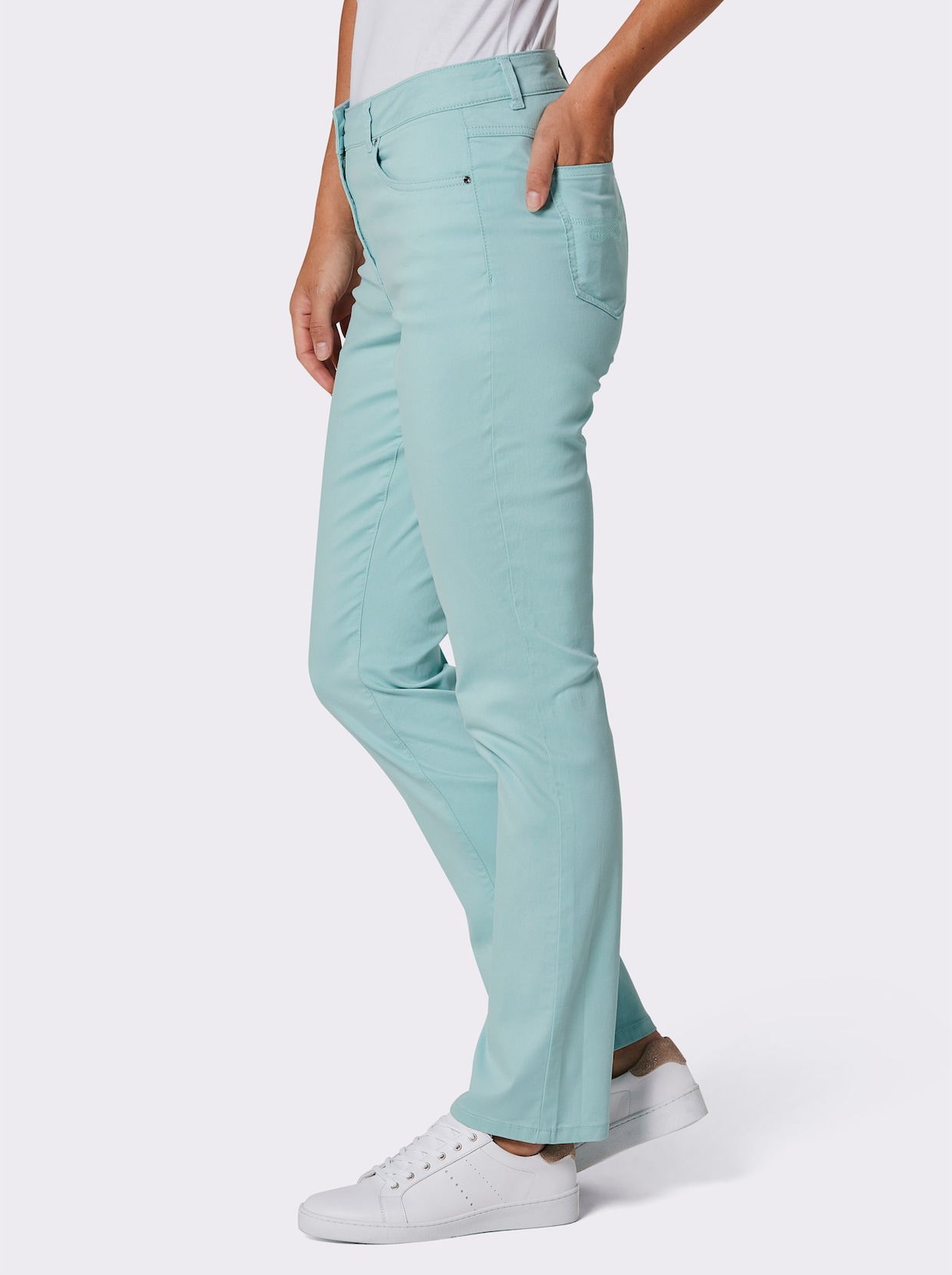 CREATION L PREMIUM 5-Pocket-Hose - mint