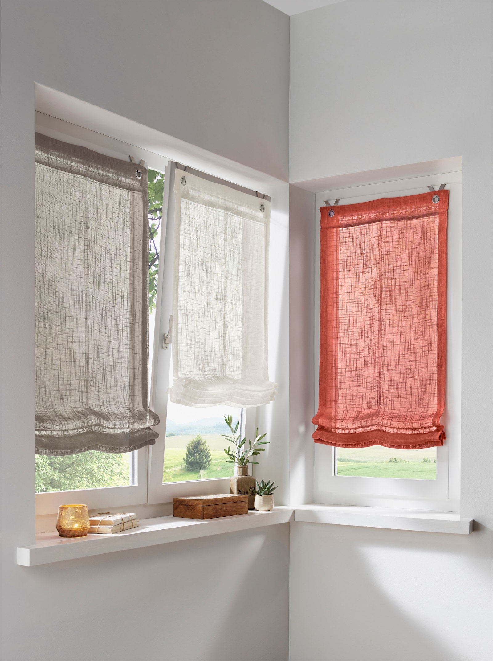 heine home Raffrollo - taupe