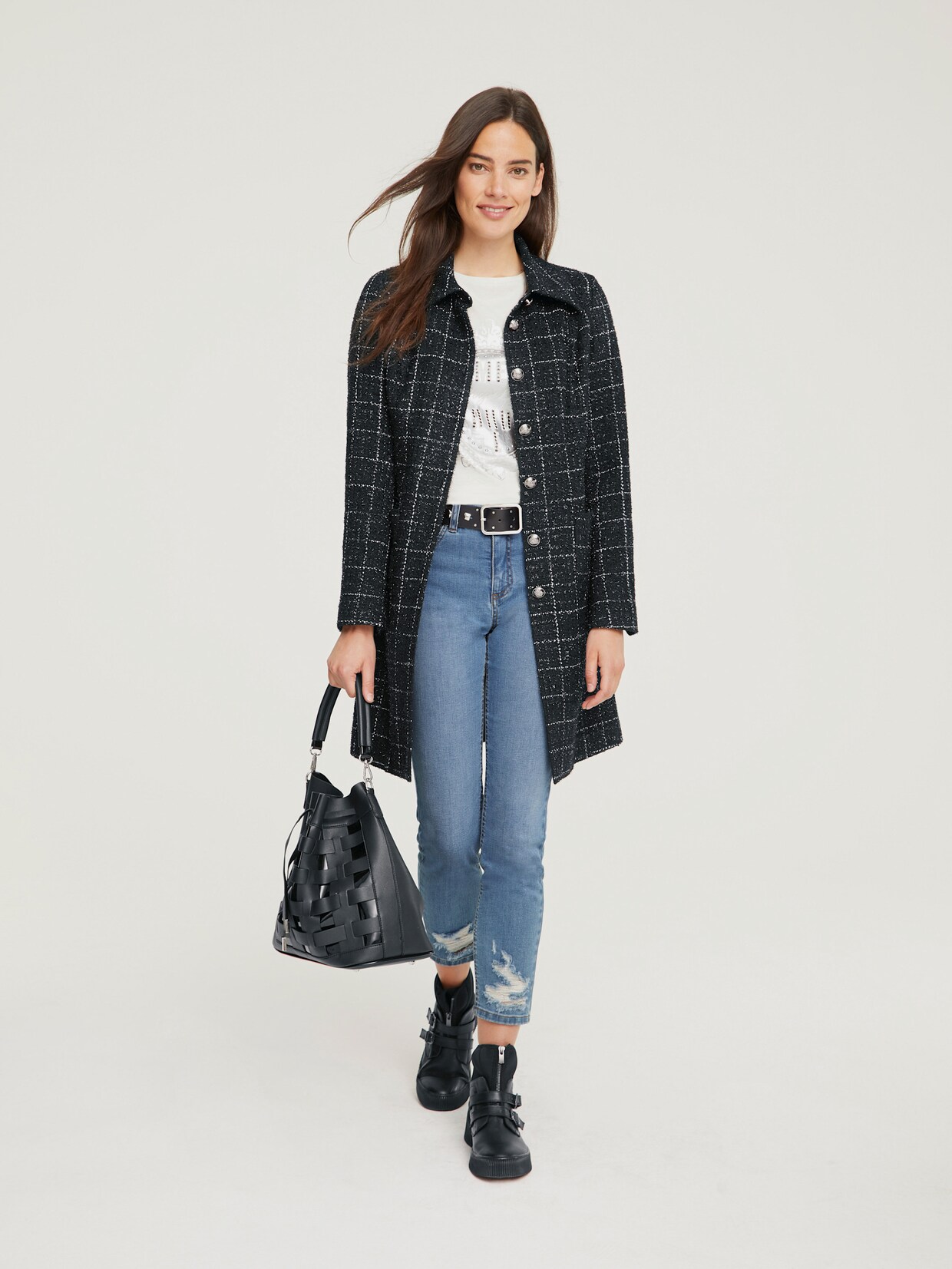 heine Blazer - schwarz