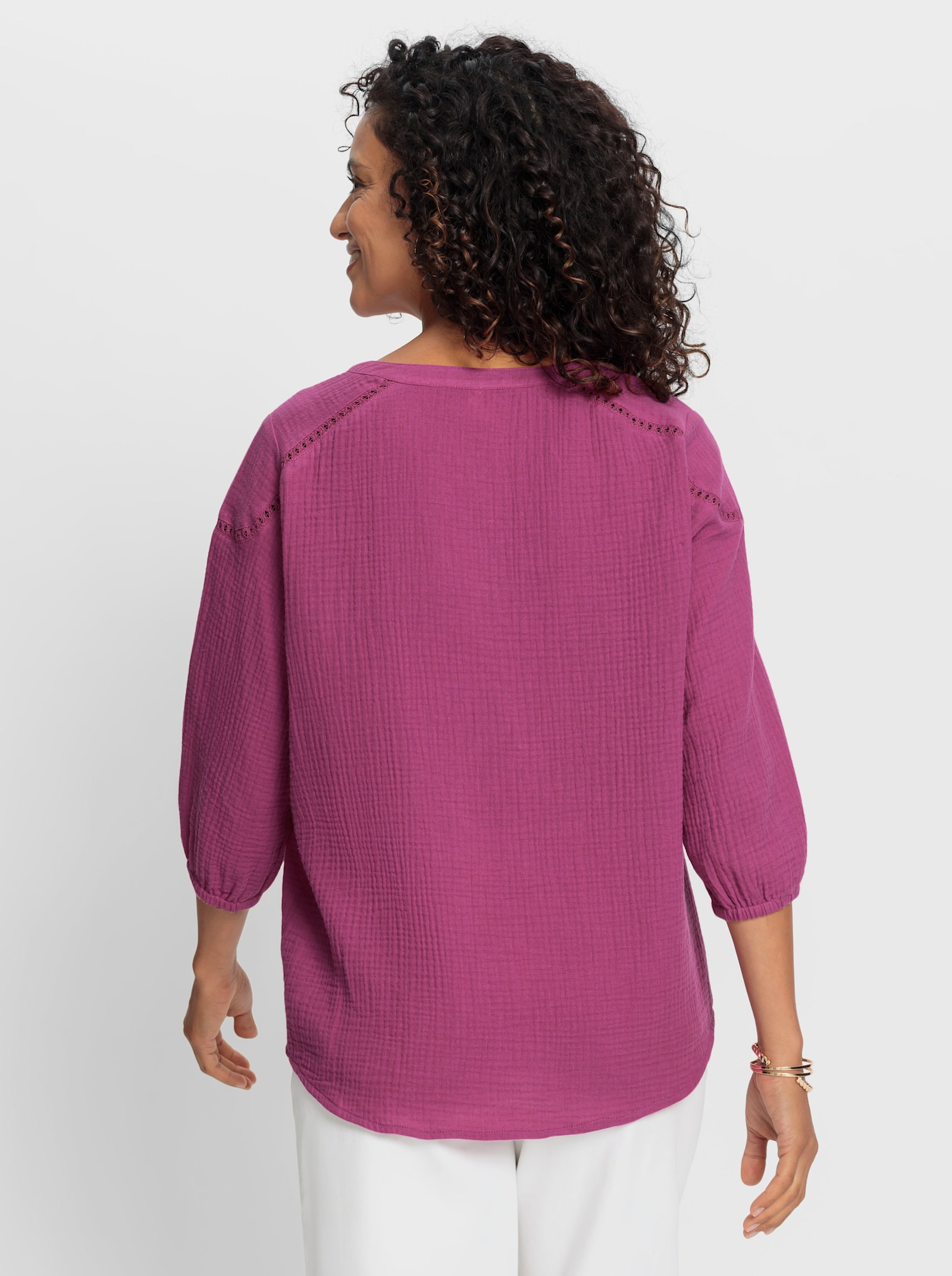 Baumwollbluse in Musselin-Qualität - erika