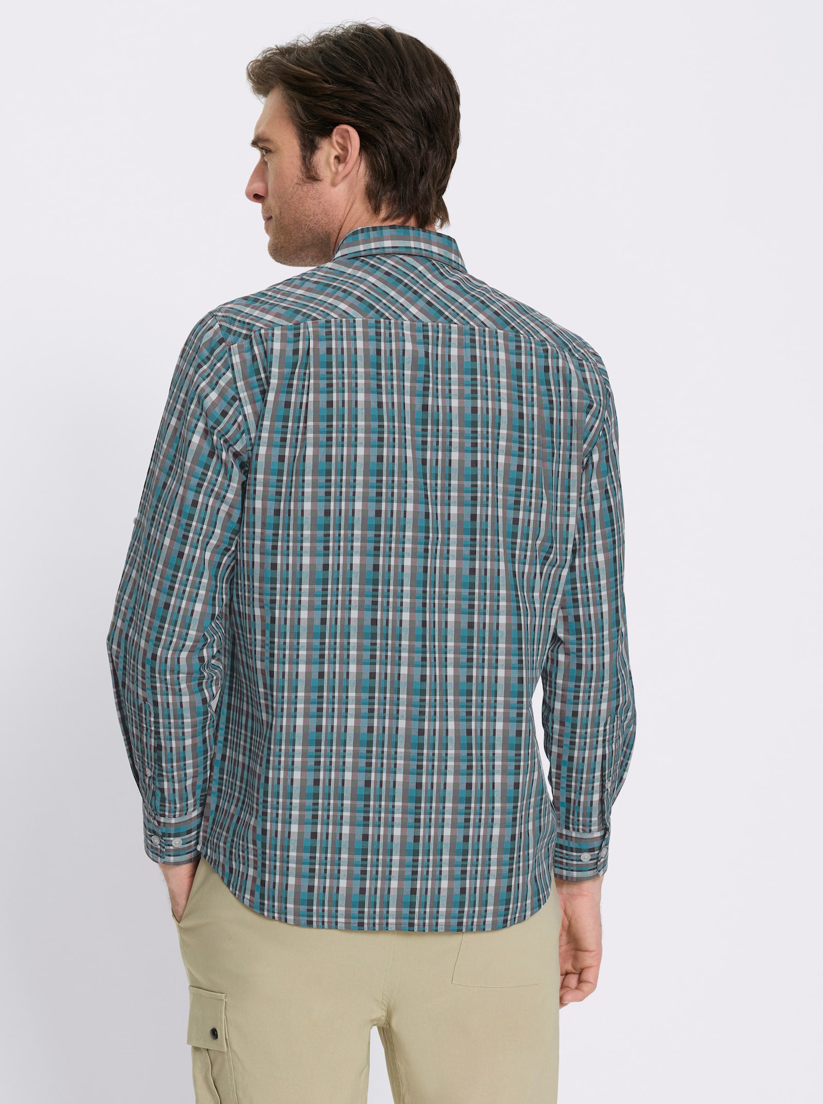 Catamaran Sports Funktionshemd mit regulierbarer Ärmellänge - topas-kariert