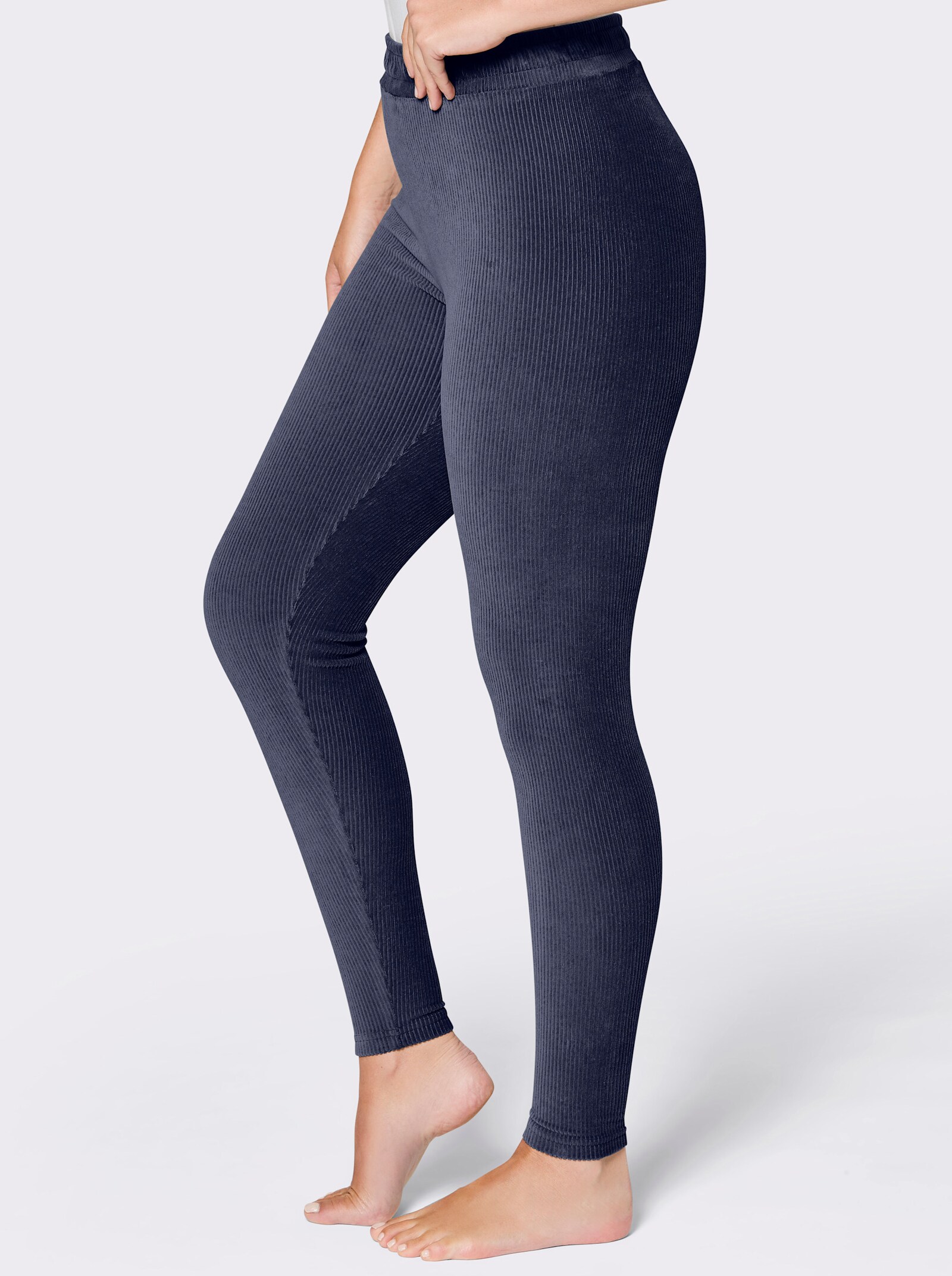 feel good Leggings in Nicki-Qualität - marine