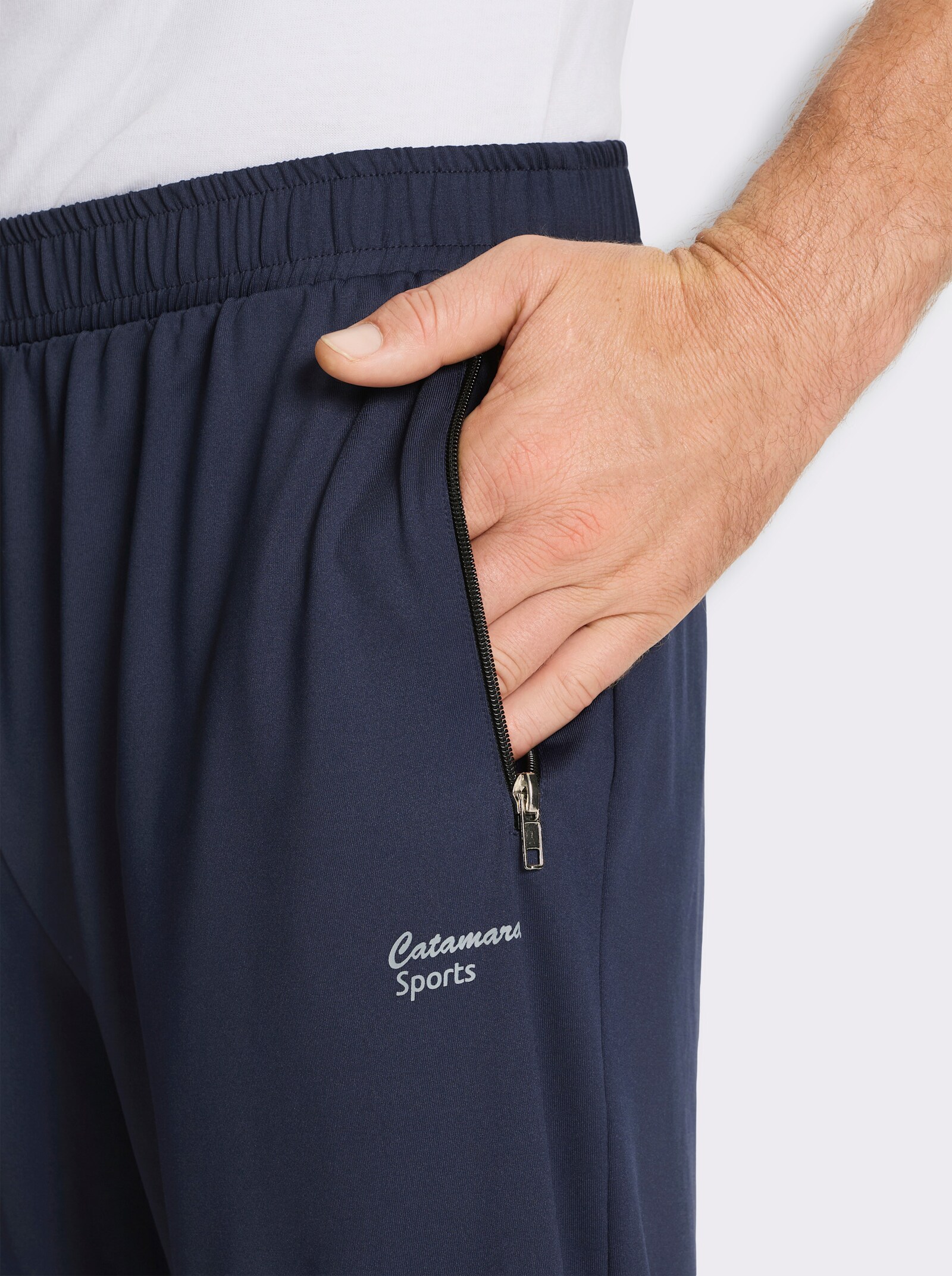 Catamaran Sports Freizeithose mit Seitenschlitzen - marine